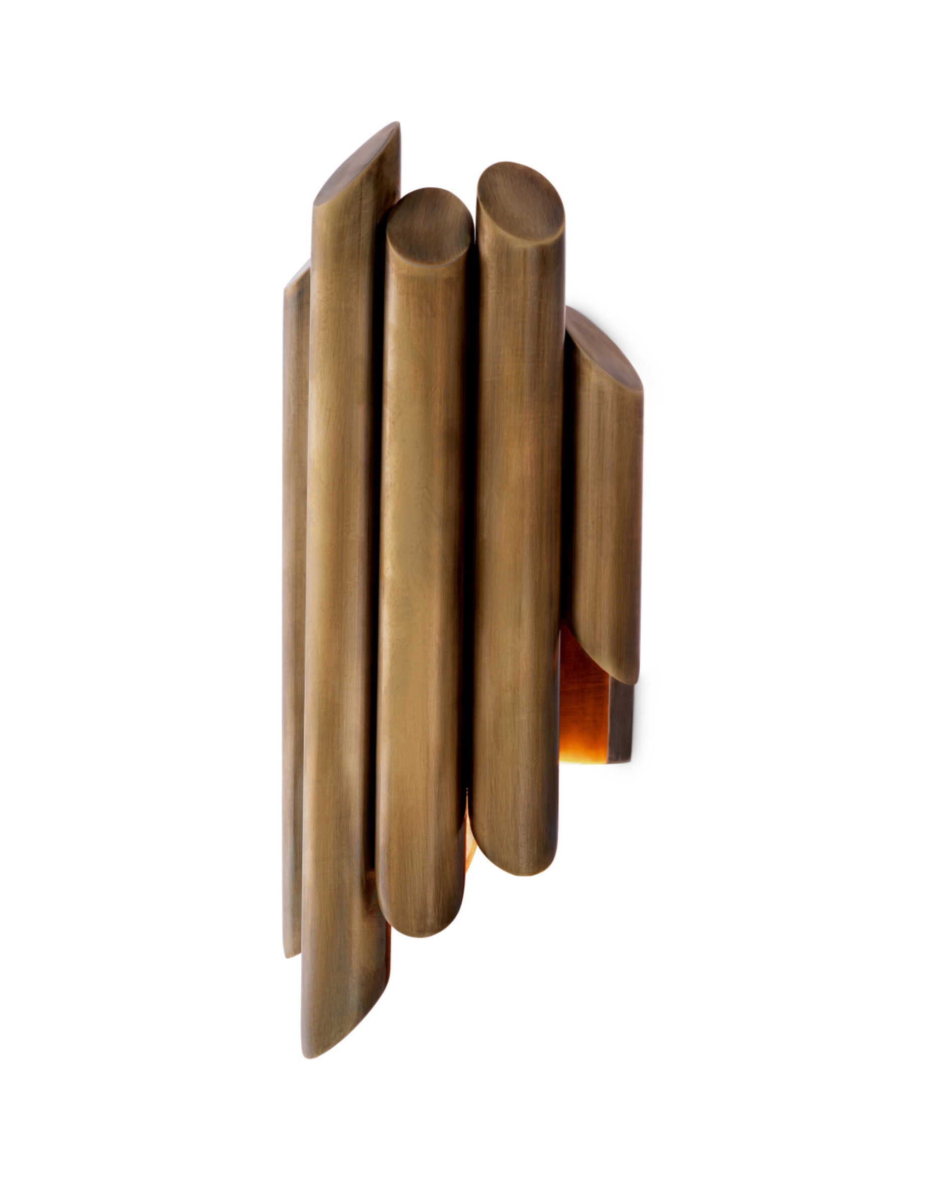 Beau Rivage vägglampa antik mässing