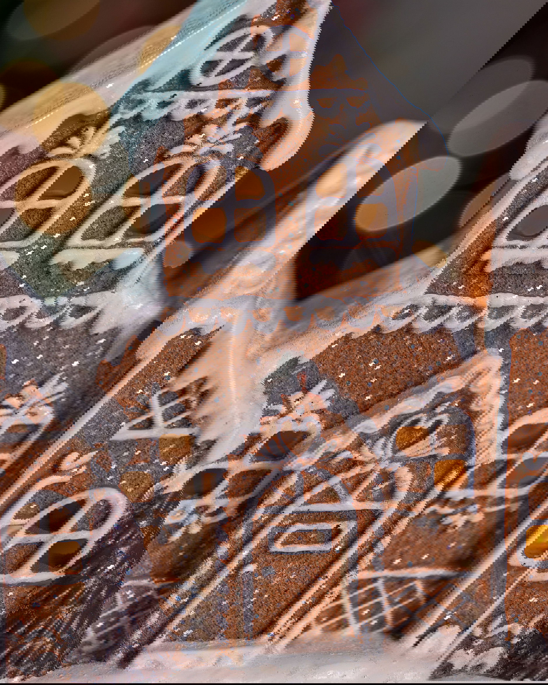 Snowshill pepparkakshus juldekoration