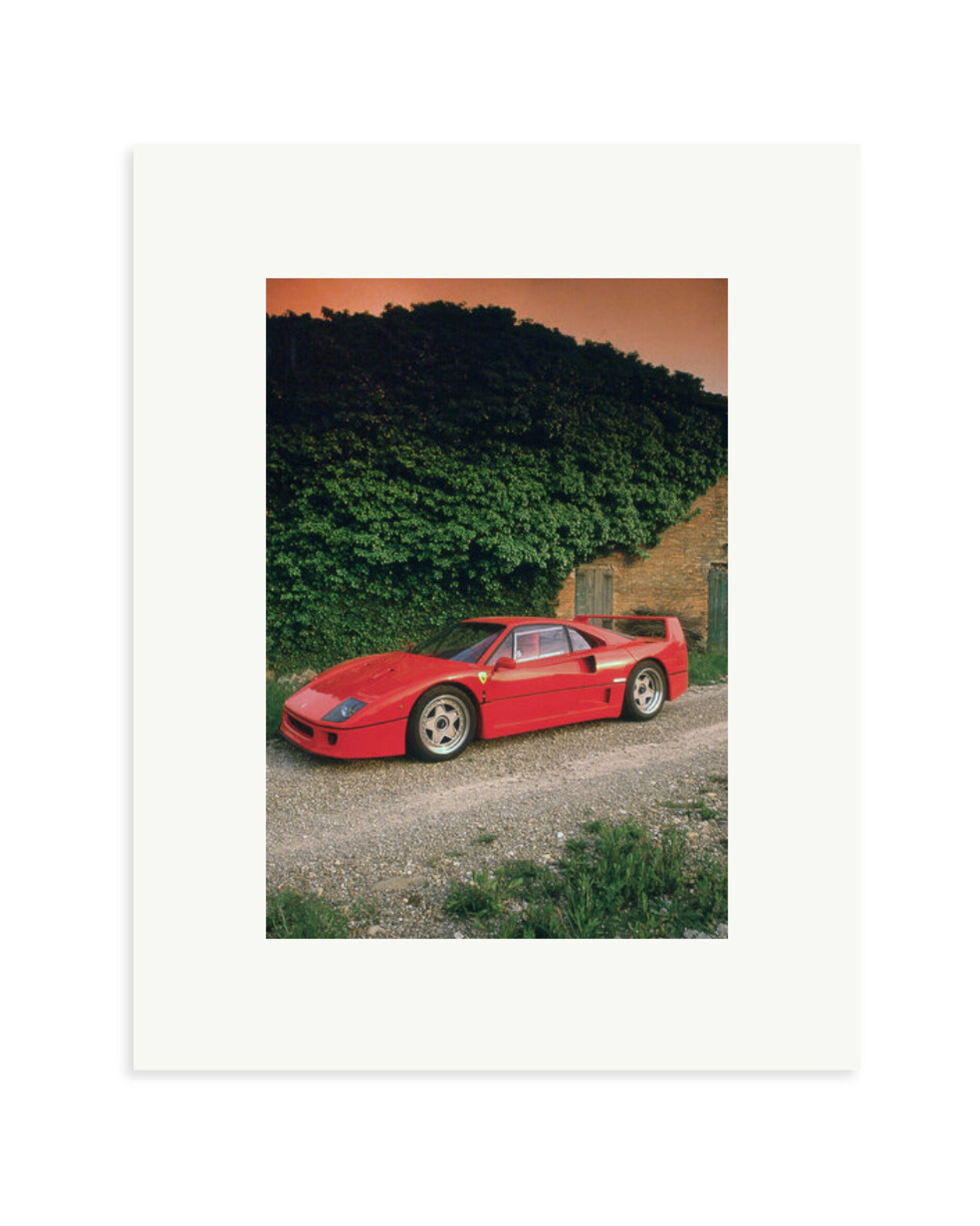 F40 Press Launch Print Only / Small