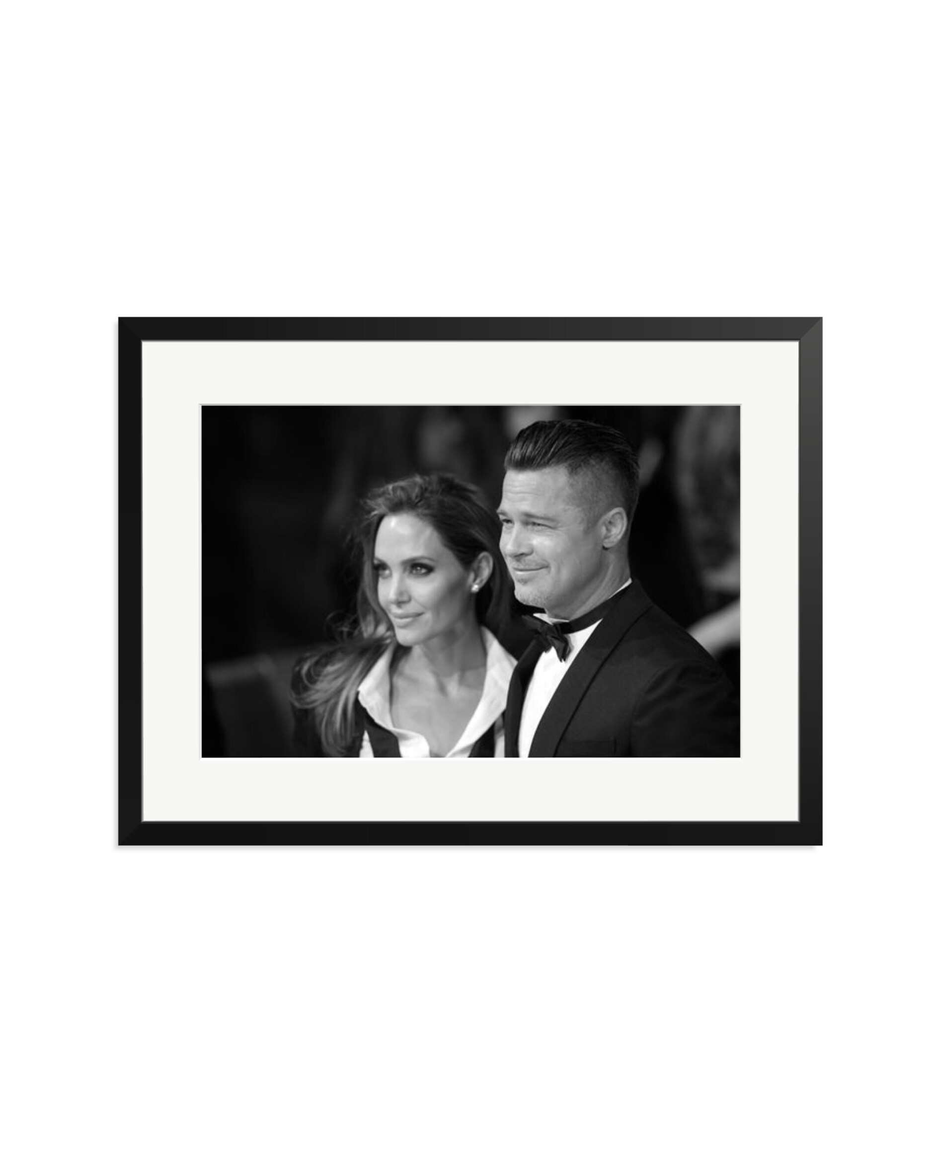 Brad Pitt and Angelina Jolie Black / XL