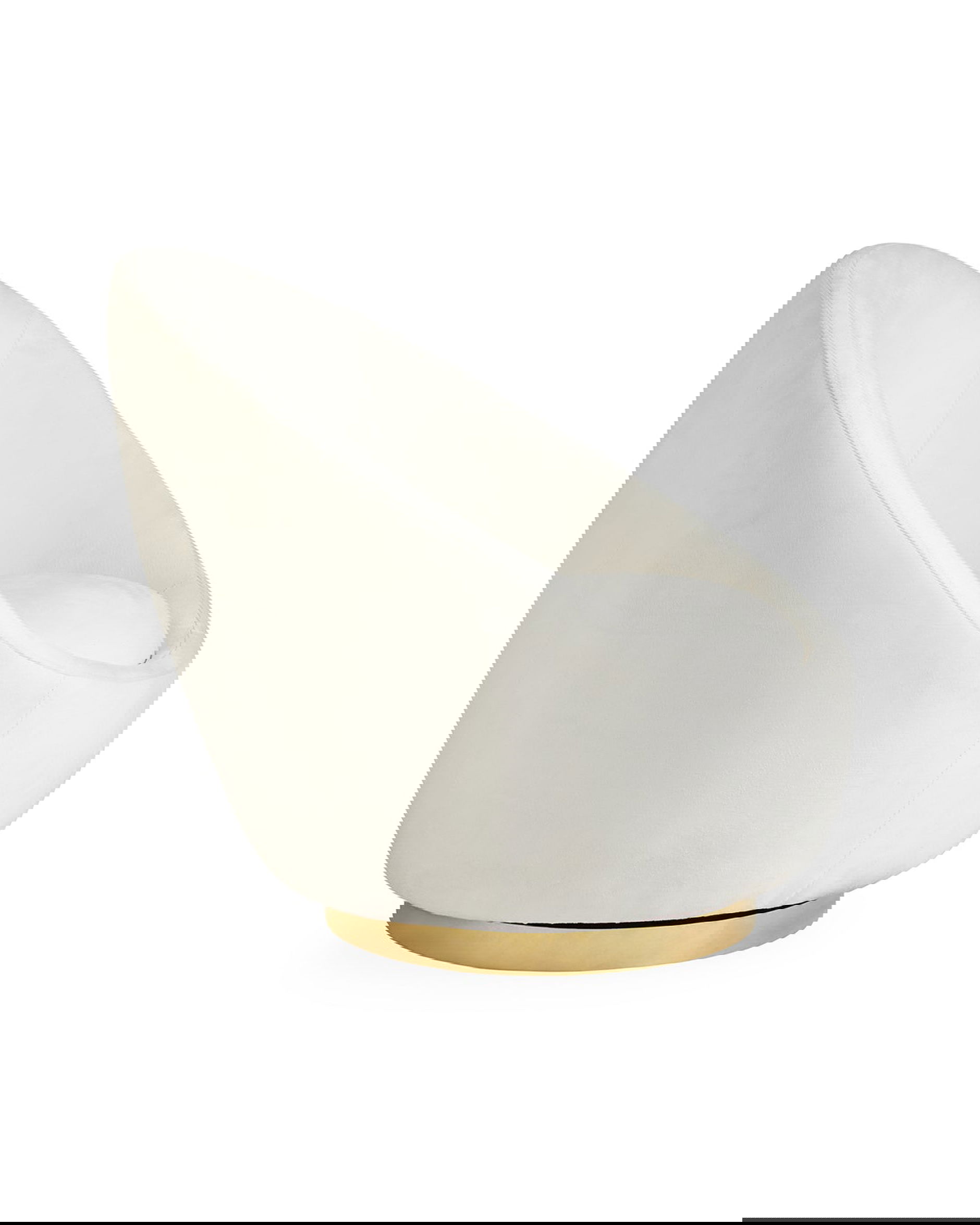 Ether snurrfåtölj vit