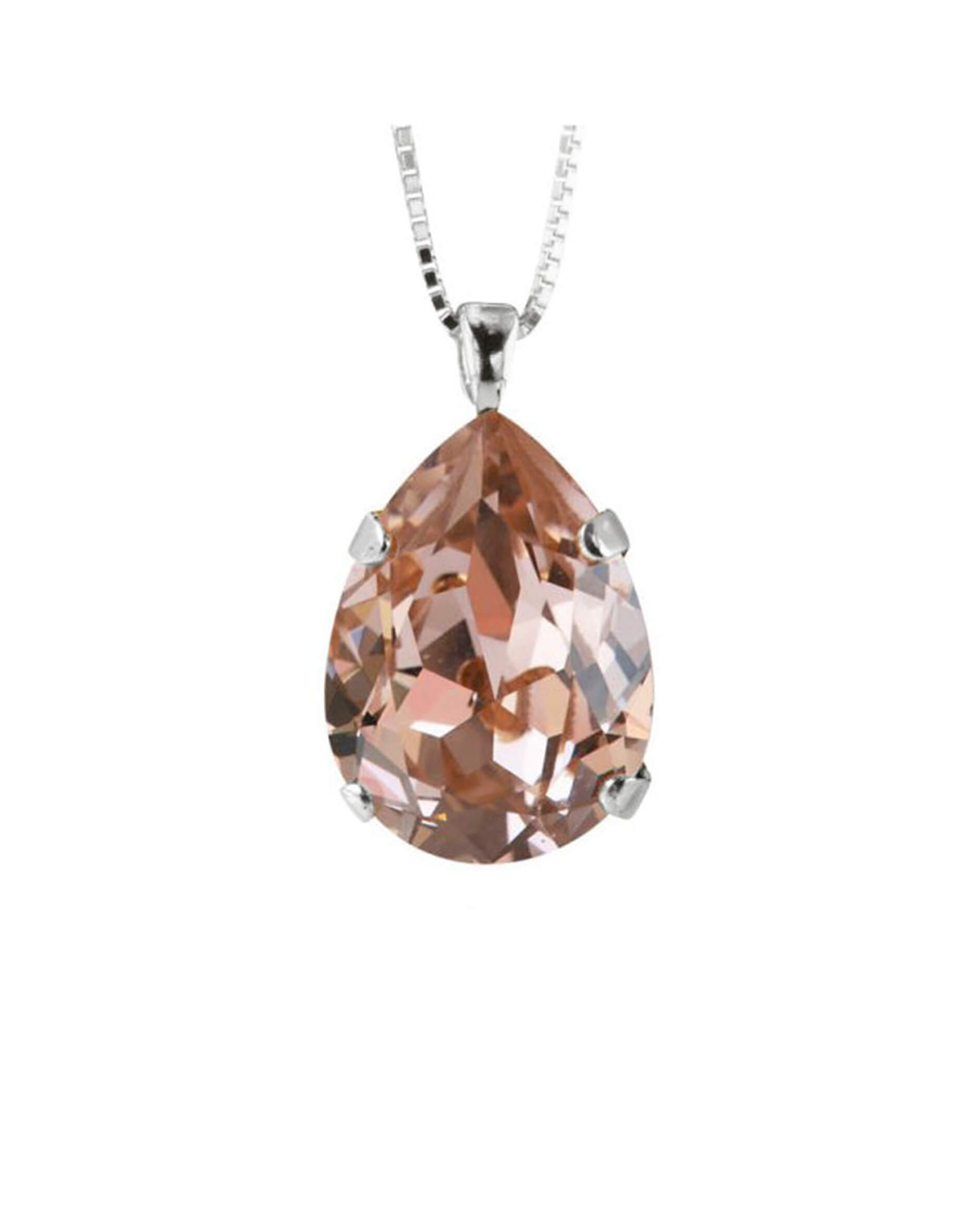 Classic Drop halsband vintage rose rhodium