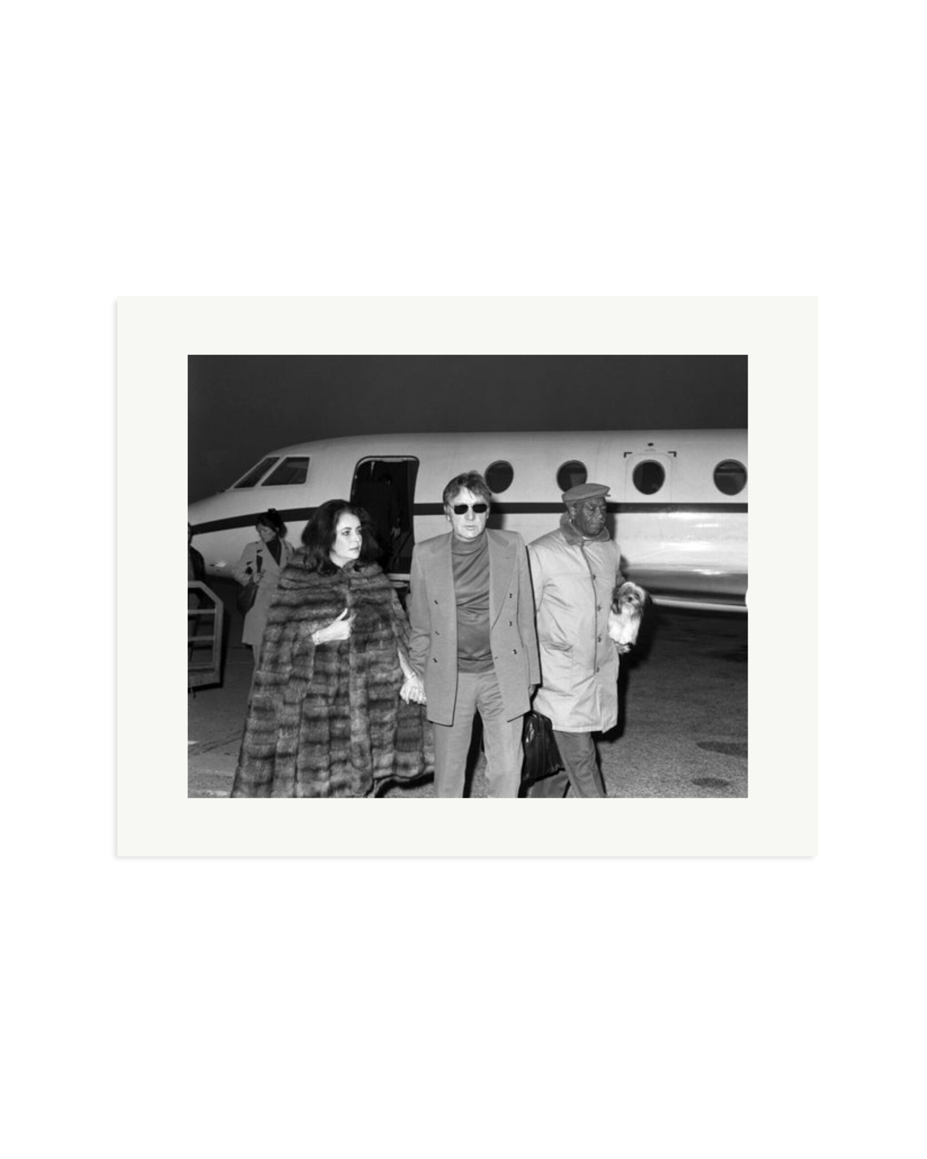 Burton And Taylor At Airport Print Only / XL