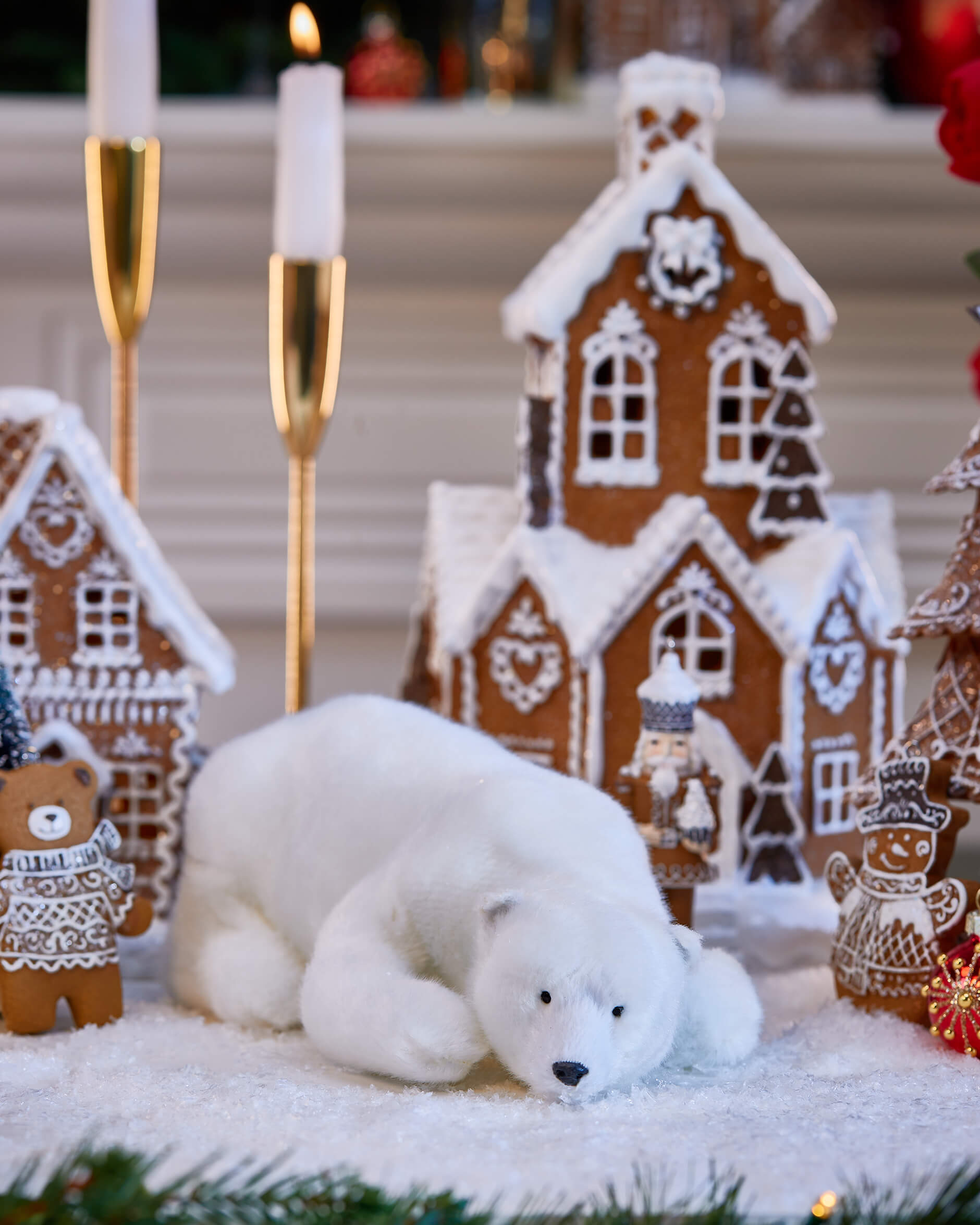 Belle isbjörn juldekoration