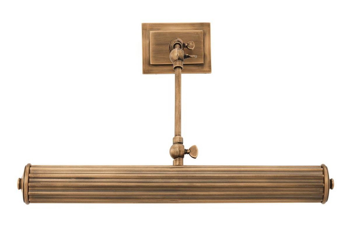 Luca vägglampa antik mässing