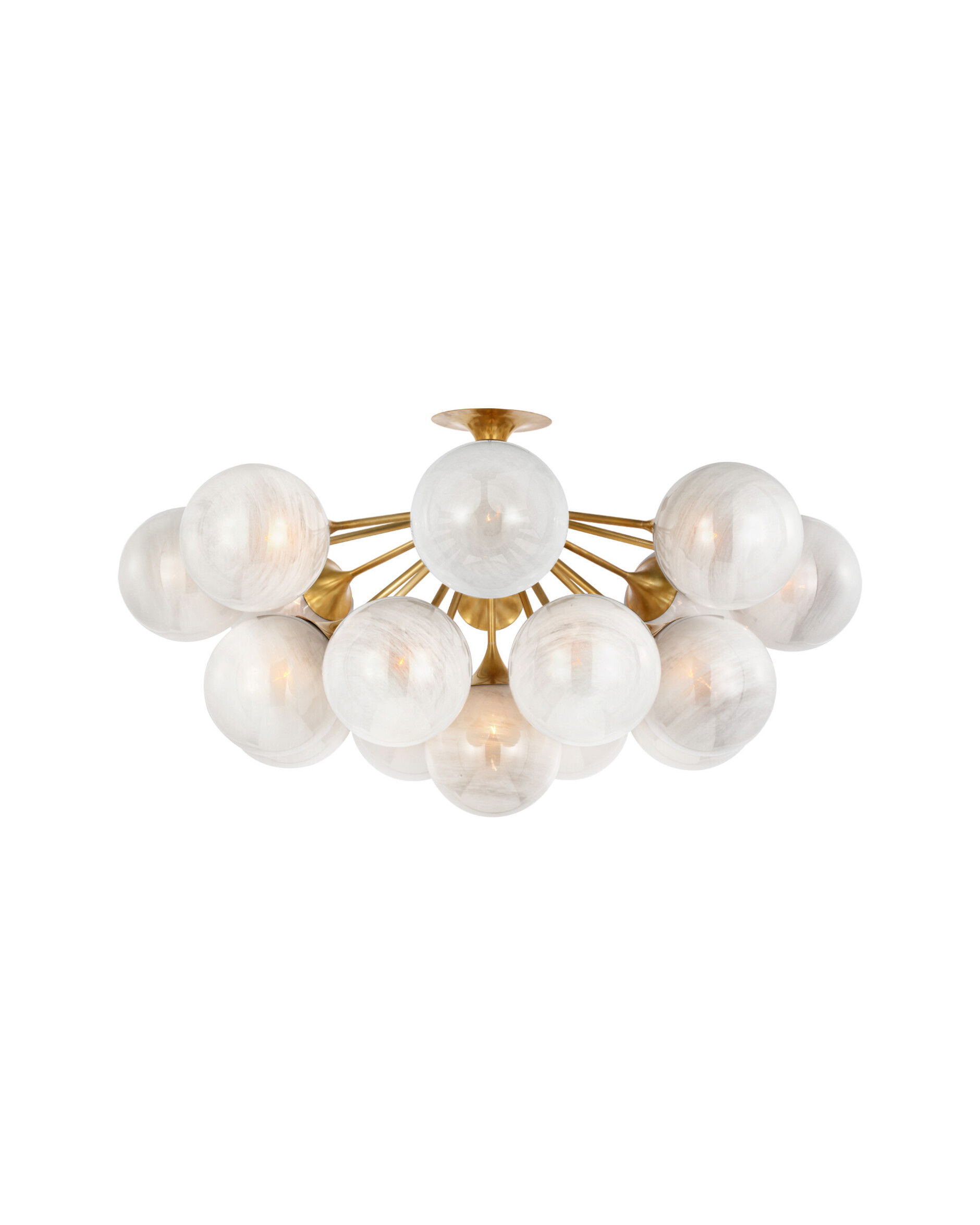 Cristol 43" plafond antik mässing