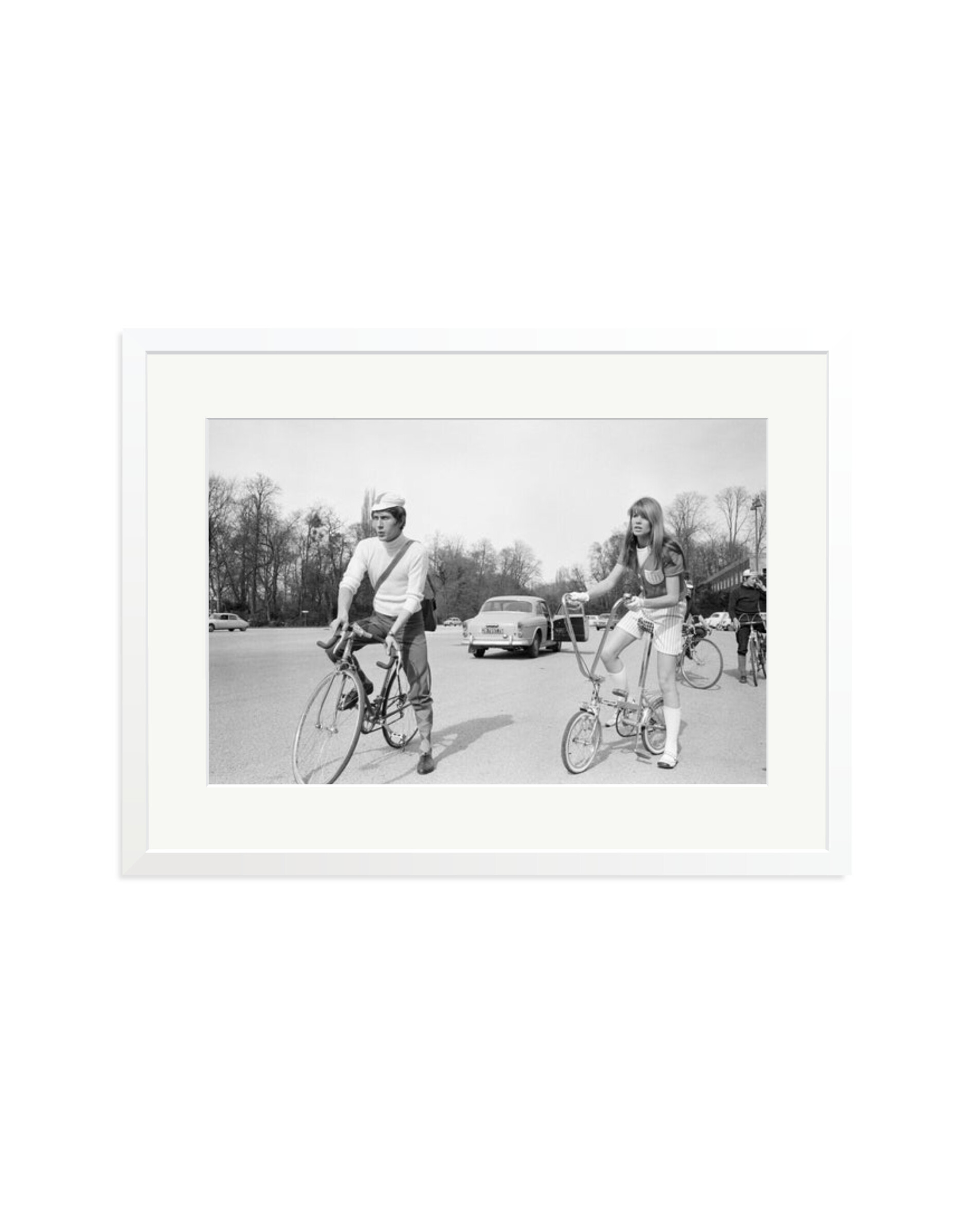 Jacques Dutronc and Françoise Hardy White / XL