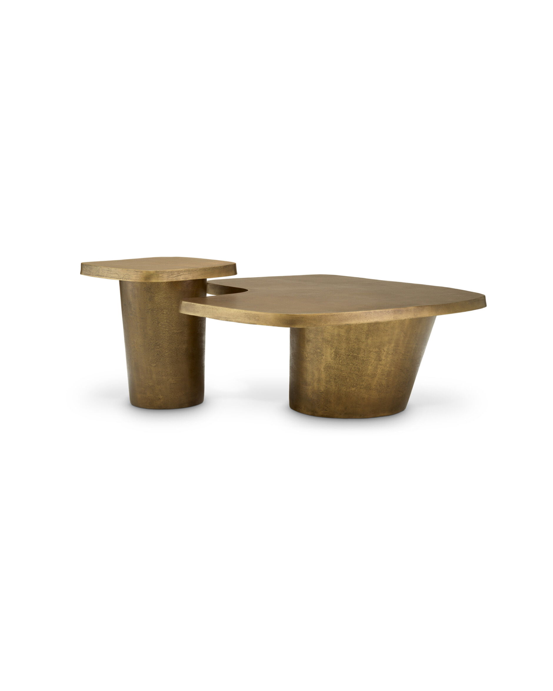 Pierro Coffee Table Vintage Brass Set of 2