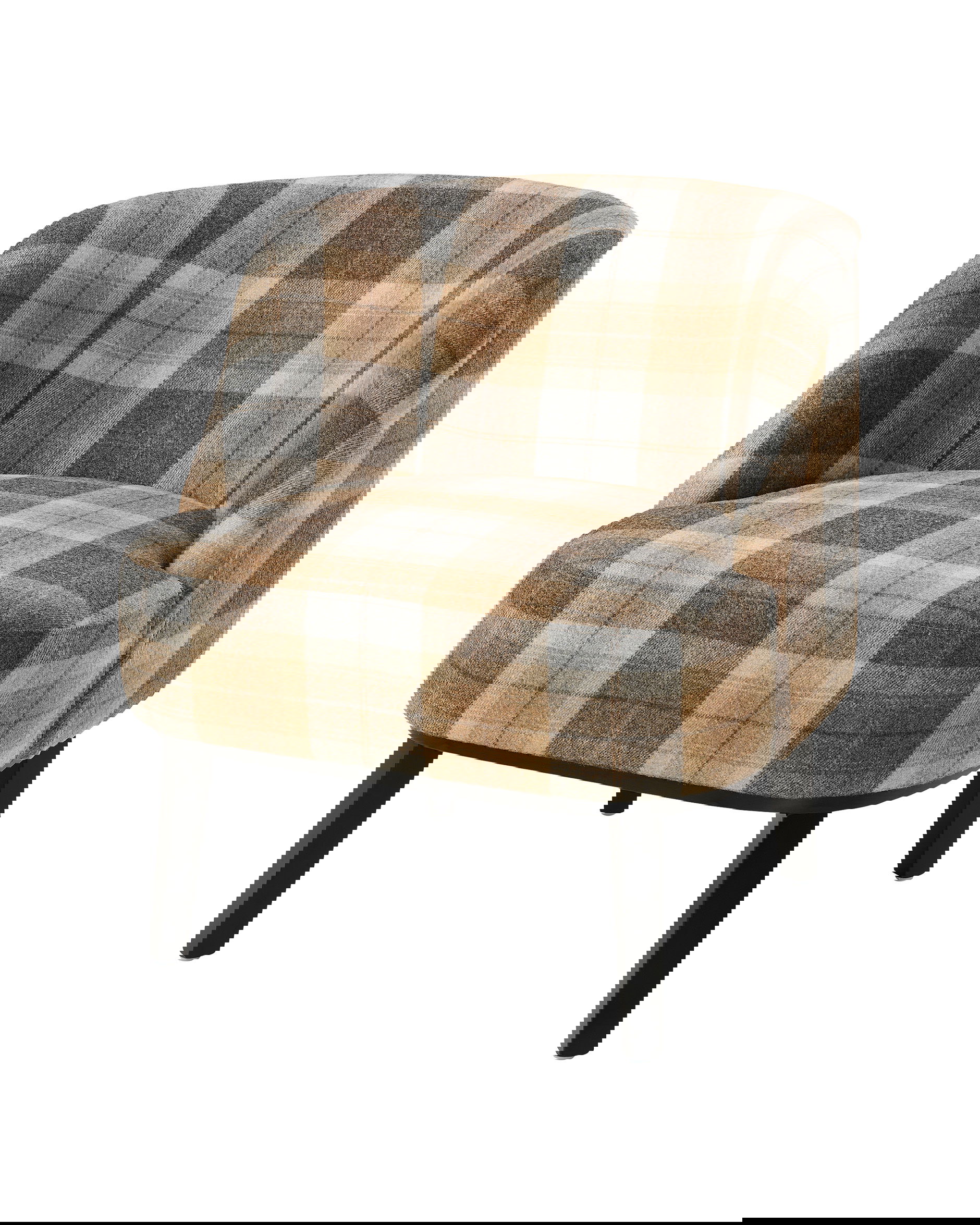 Fairfax fåtölj alistair plaid brown