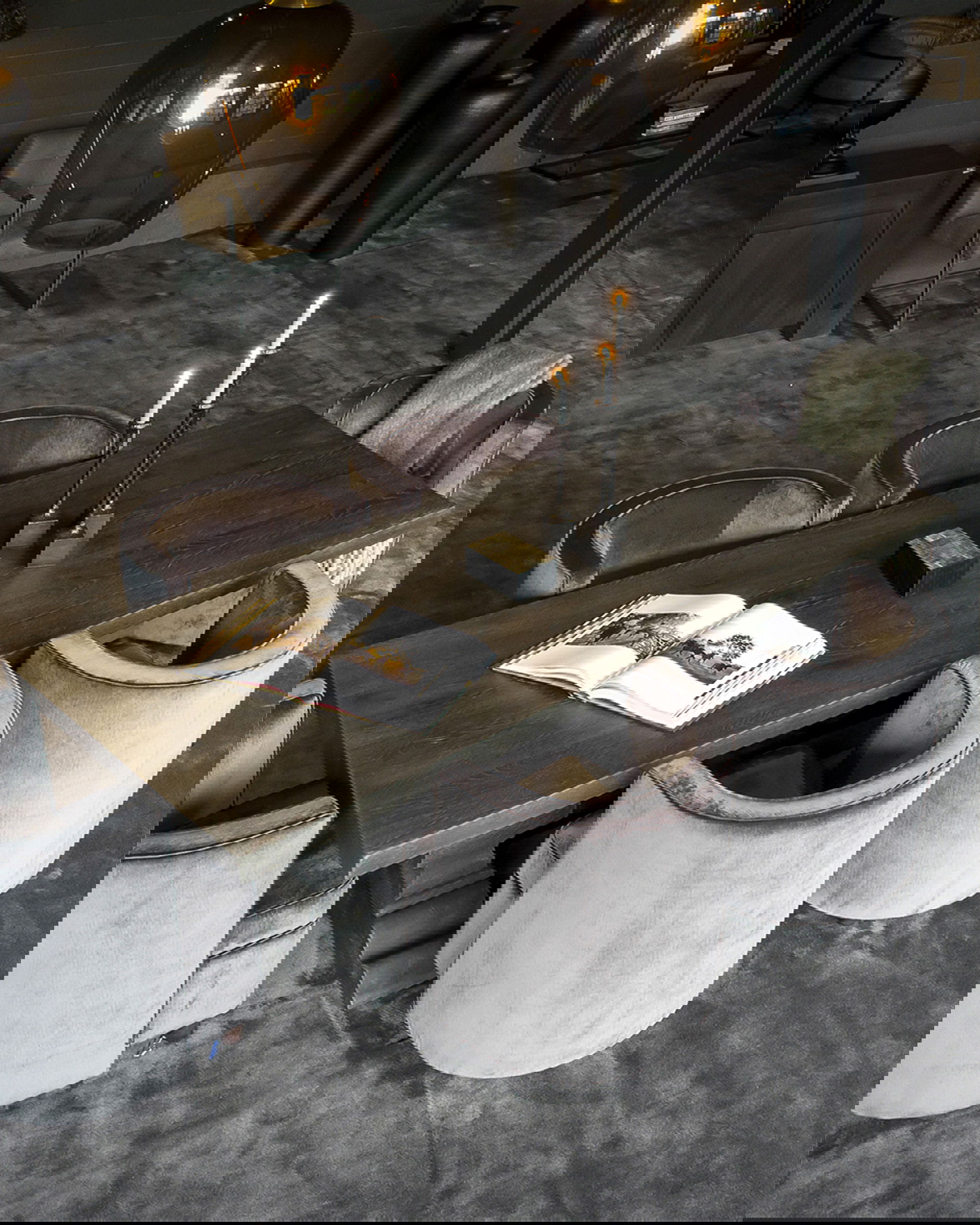 Paris matbord US brown 240-330cm