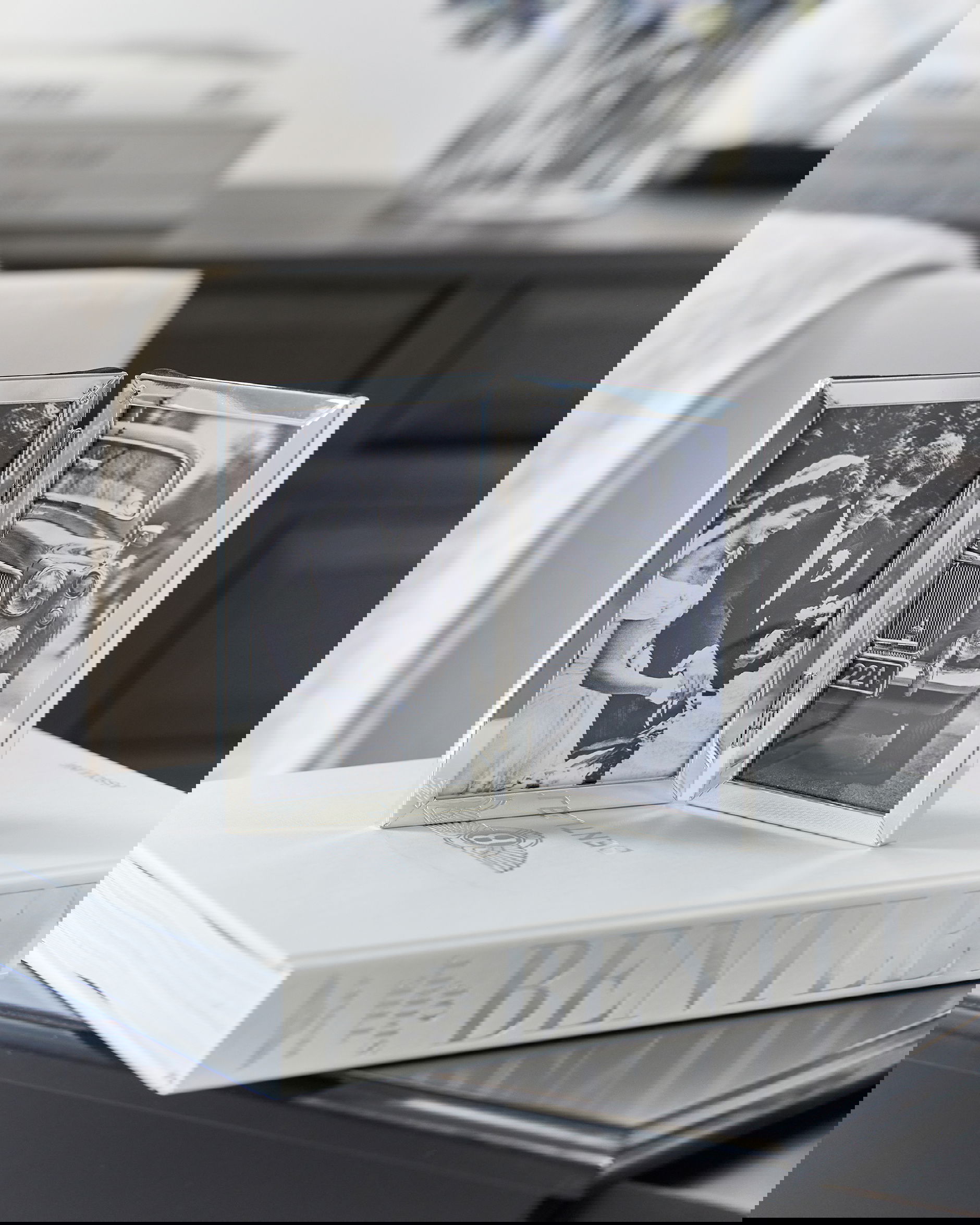 Greta Bilderrahmen silber doppelt