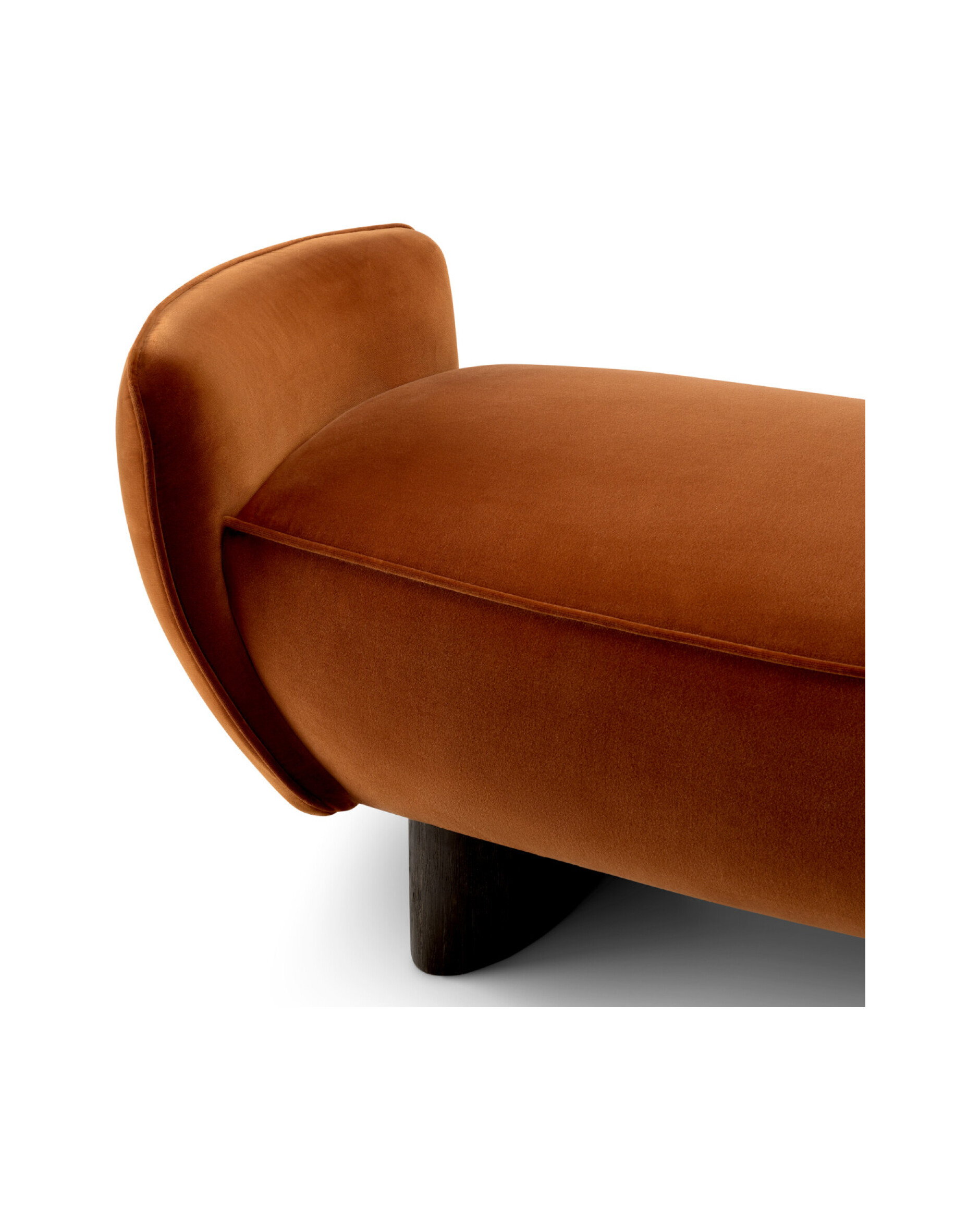 Stirling Bench onoma burnt orange velvet