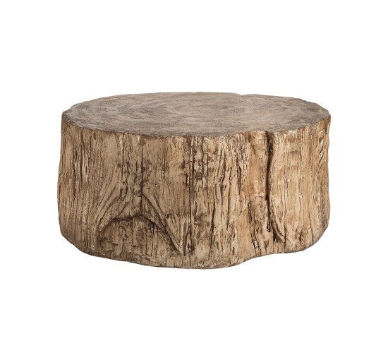 null - Timber sofabord metal natural