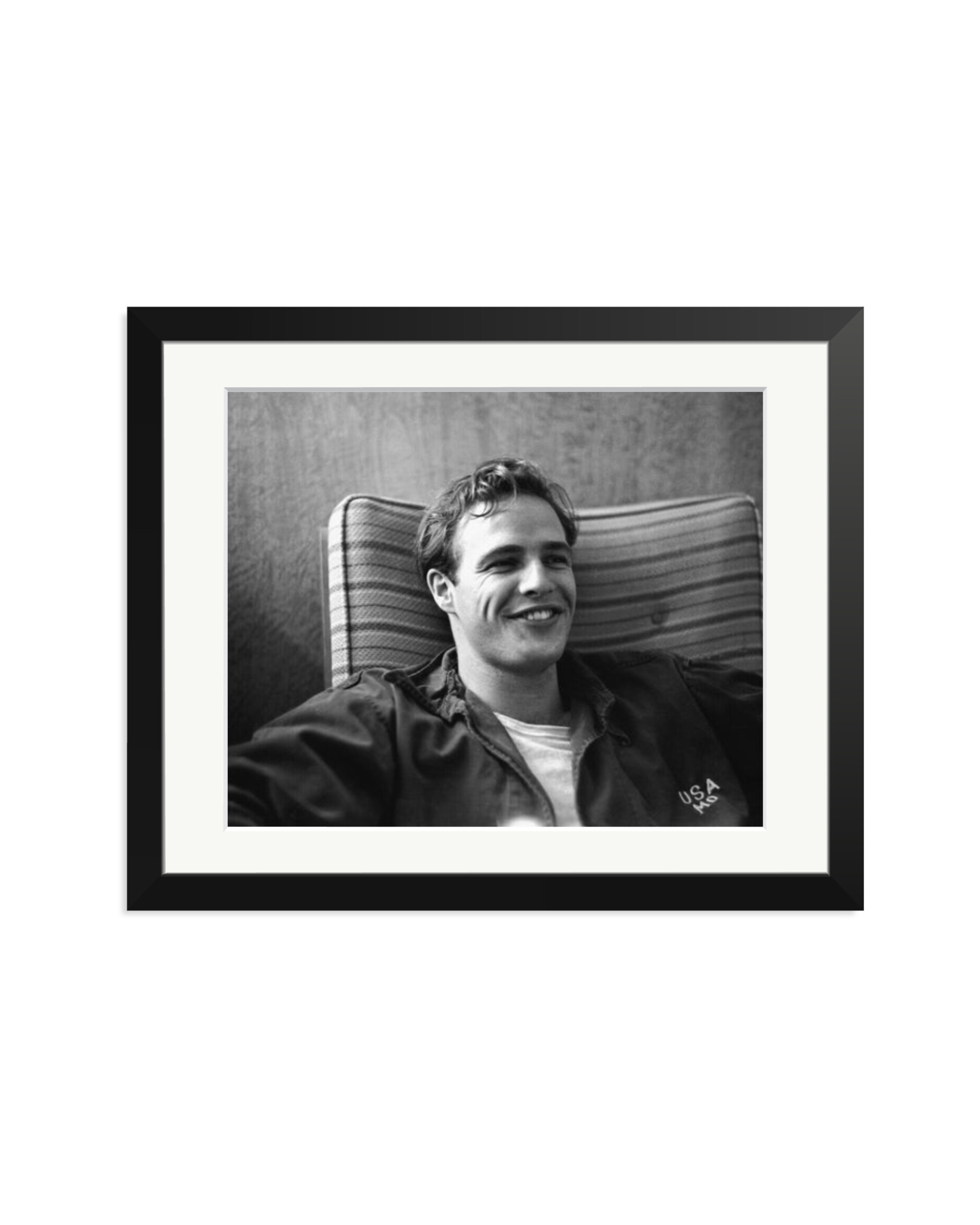 Marlon Brando on Set of 'The Men' Black / Medium