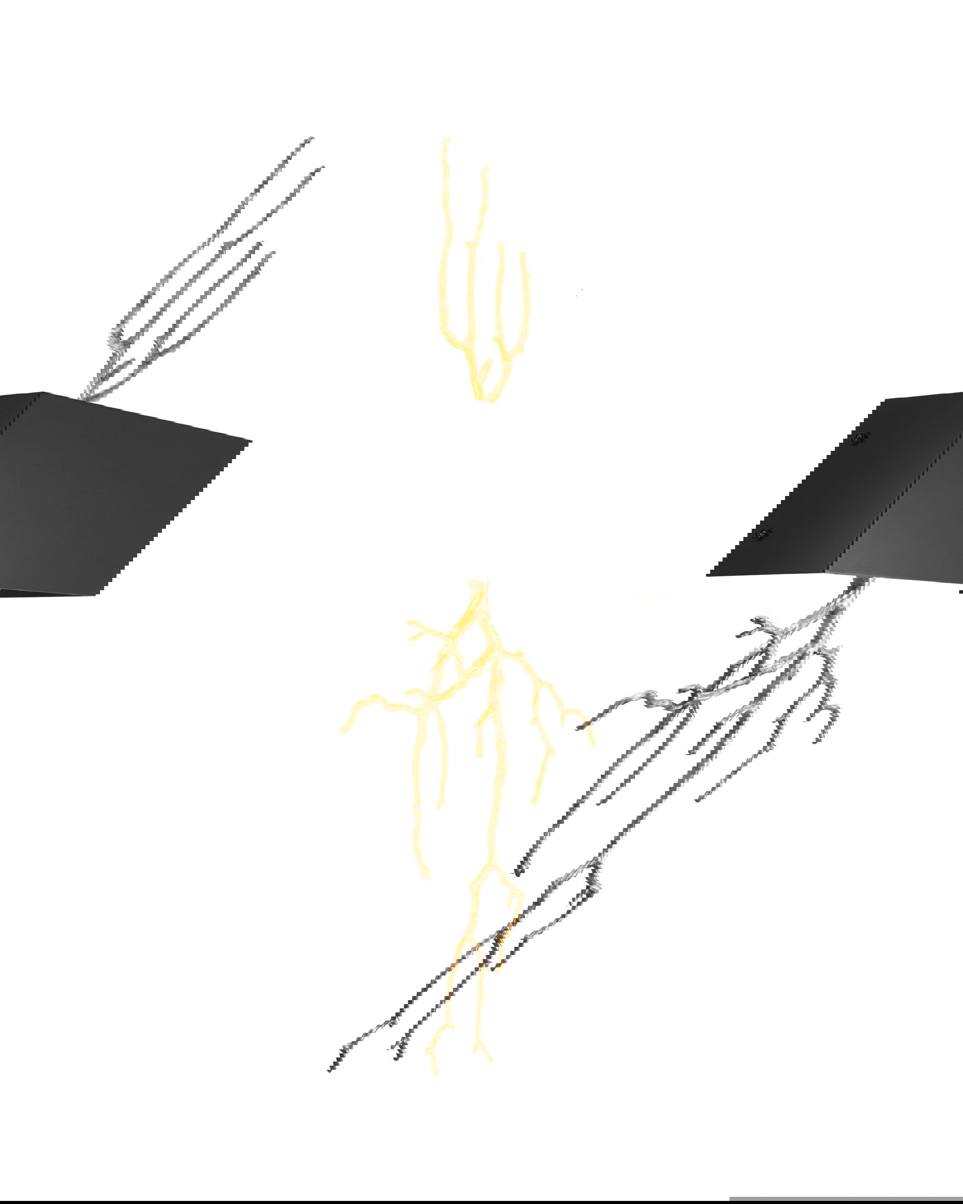 Sorento vägglampa mässing