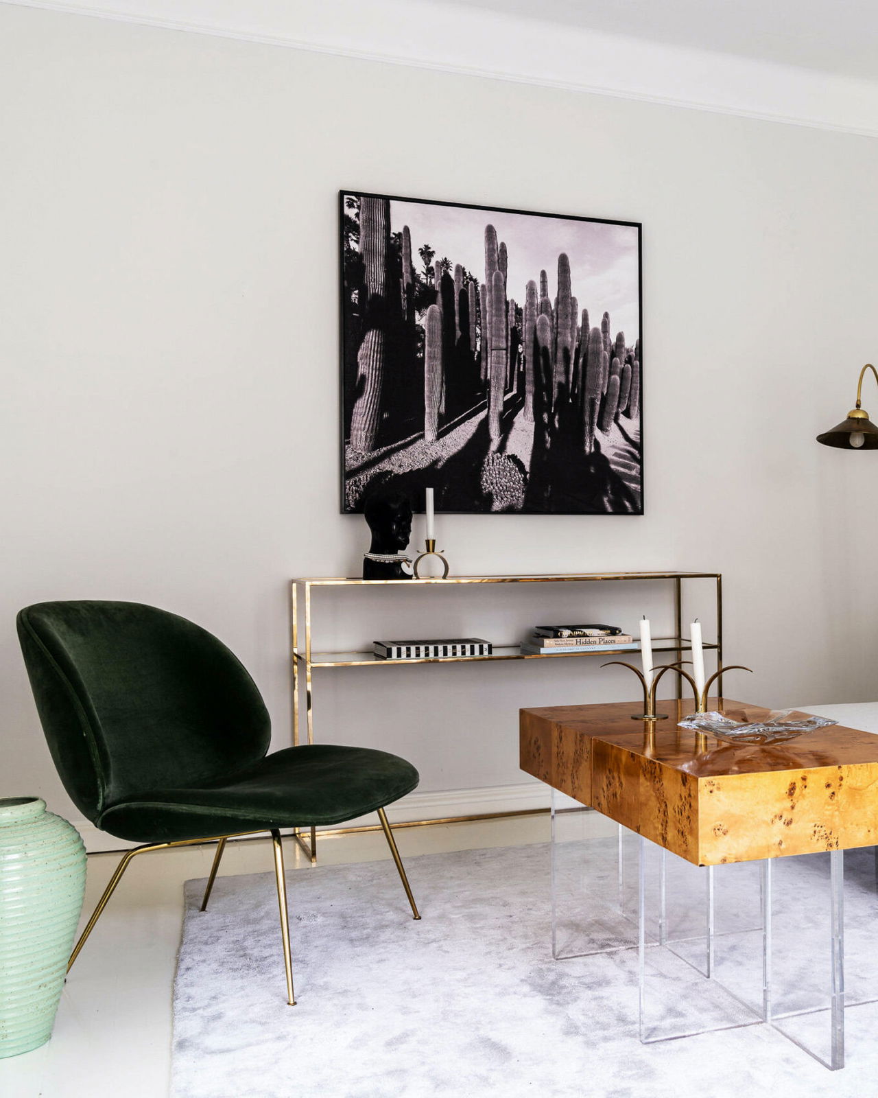 Gazelle konsolbord mässing