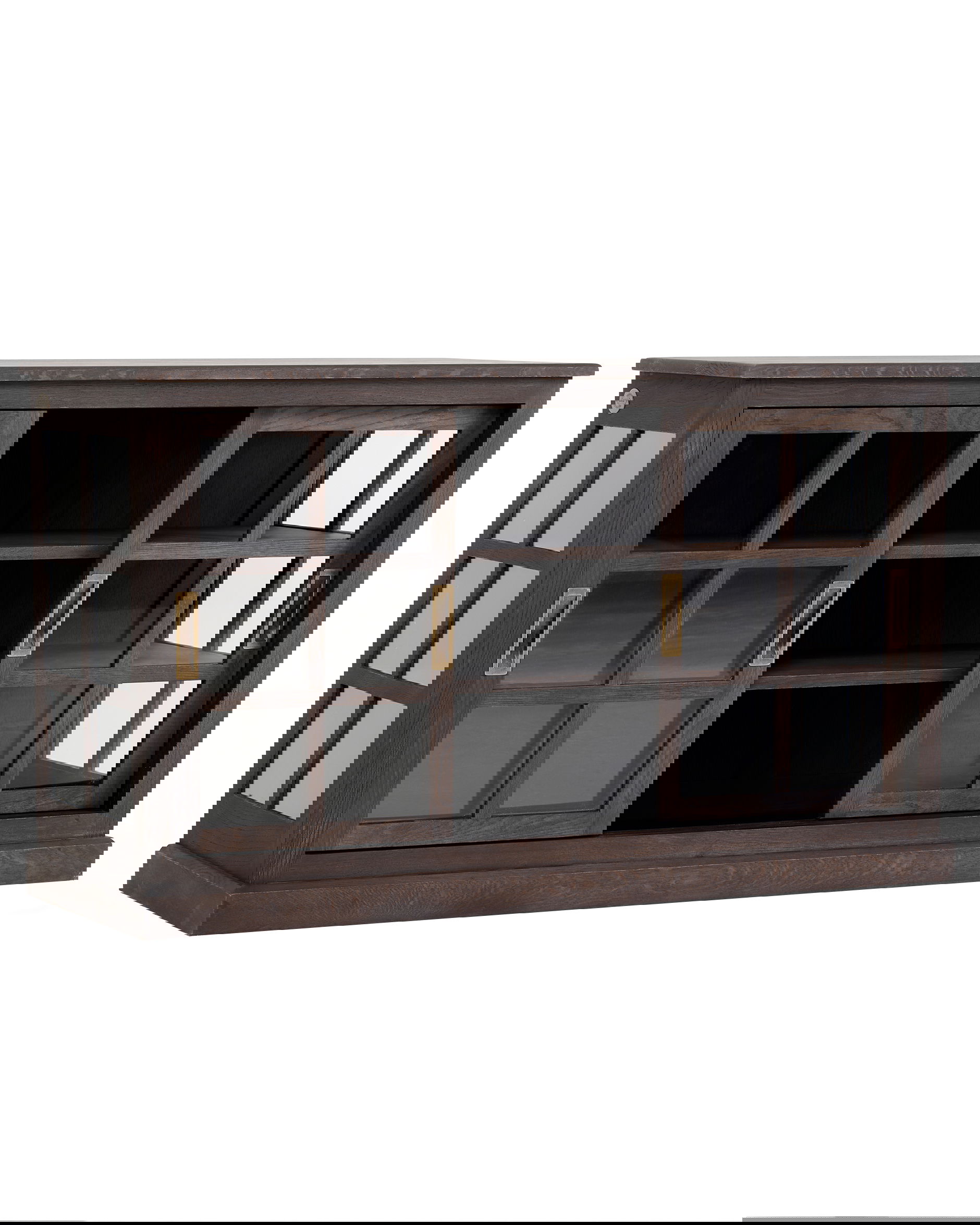 Seethrough skåp mountain wenge