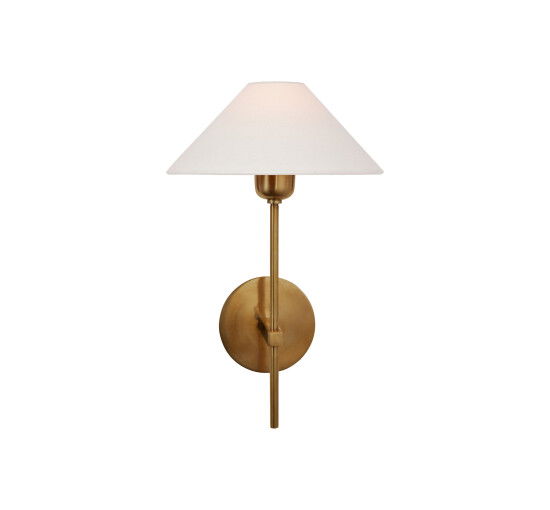 Hand-Rubbed Antique Brass - Hackney Single Sconce Bronze