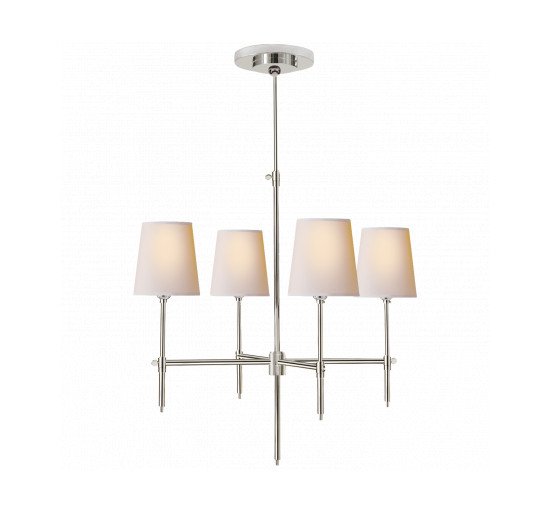 null - Small Bryant Chandelier Polished Nickel
