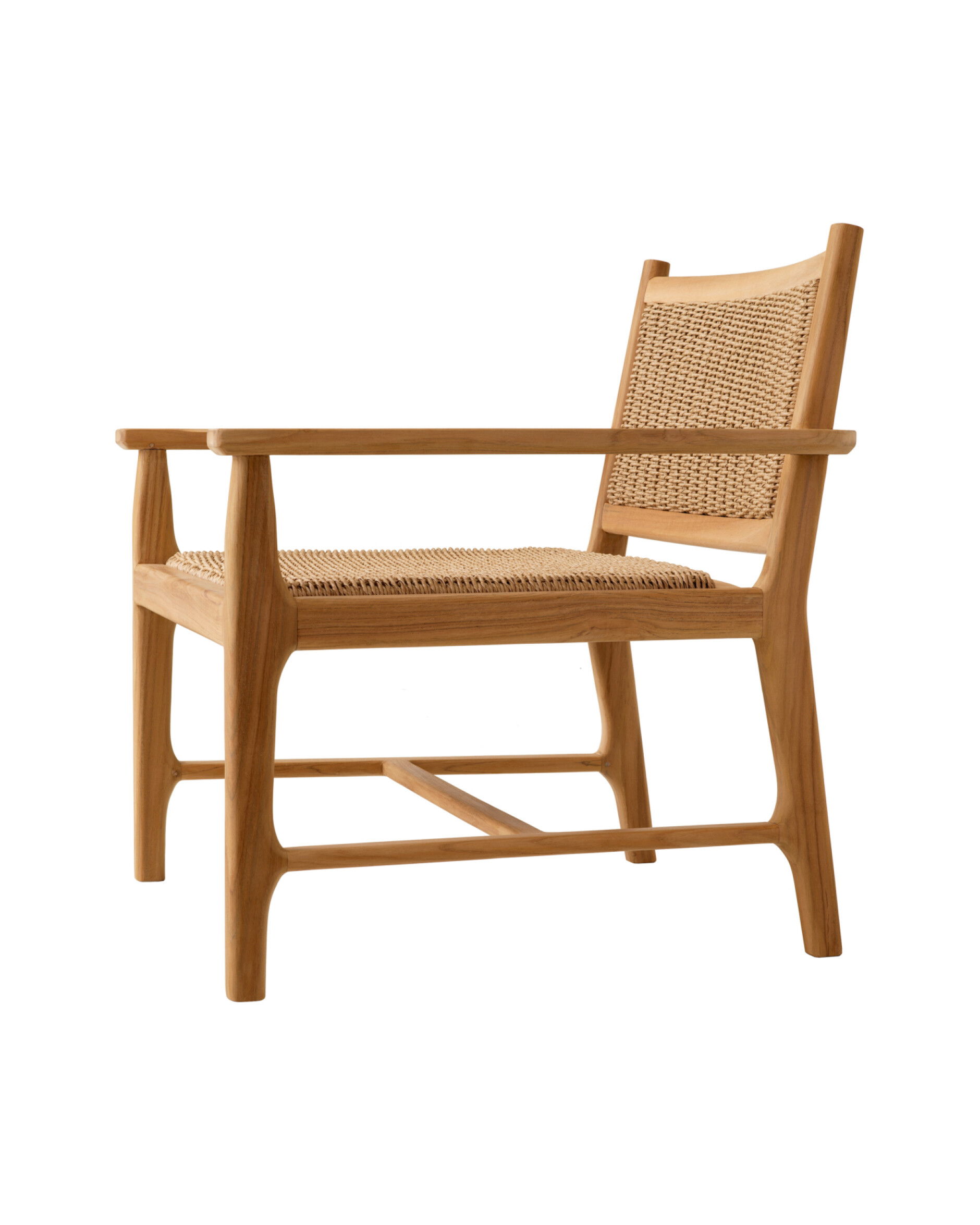 Pivetti fåtölj natural teak