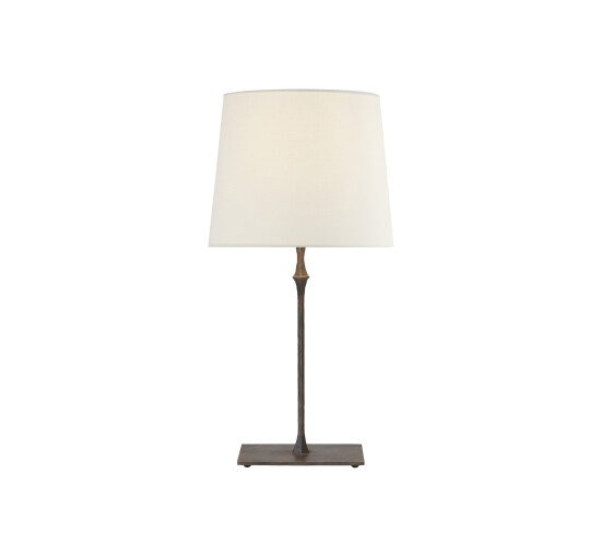 Aged Iron - Dauphine Bedside Lamp Black/Linen