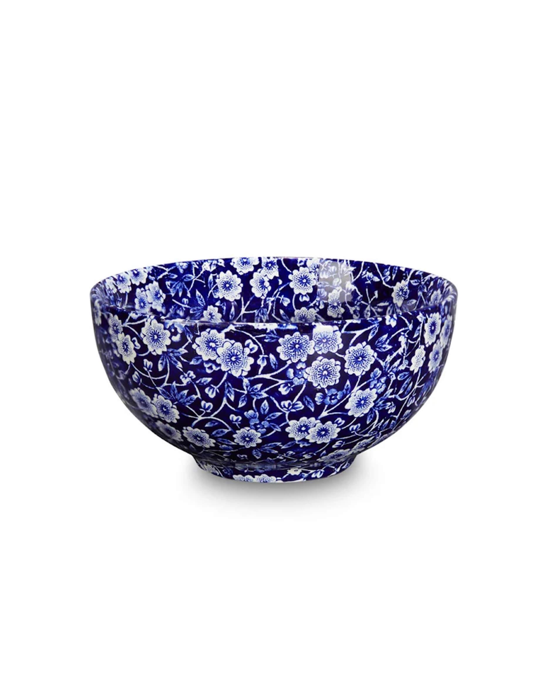 Blue Calico skål blå/vit