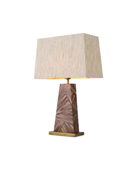 Gaultier bordslampa brun