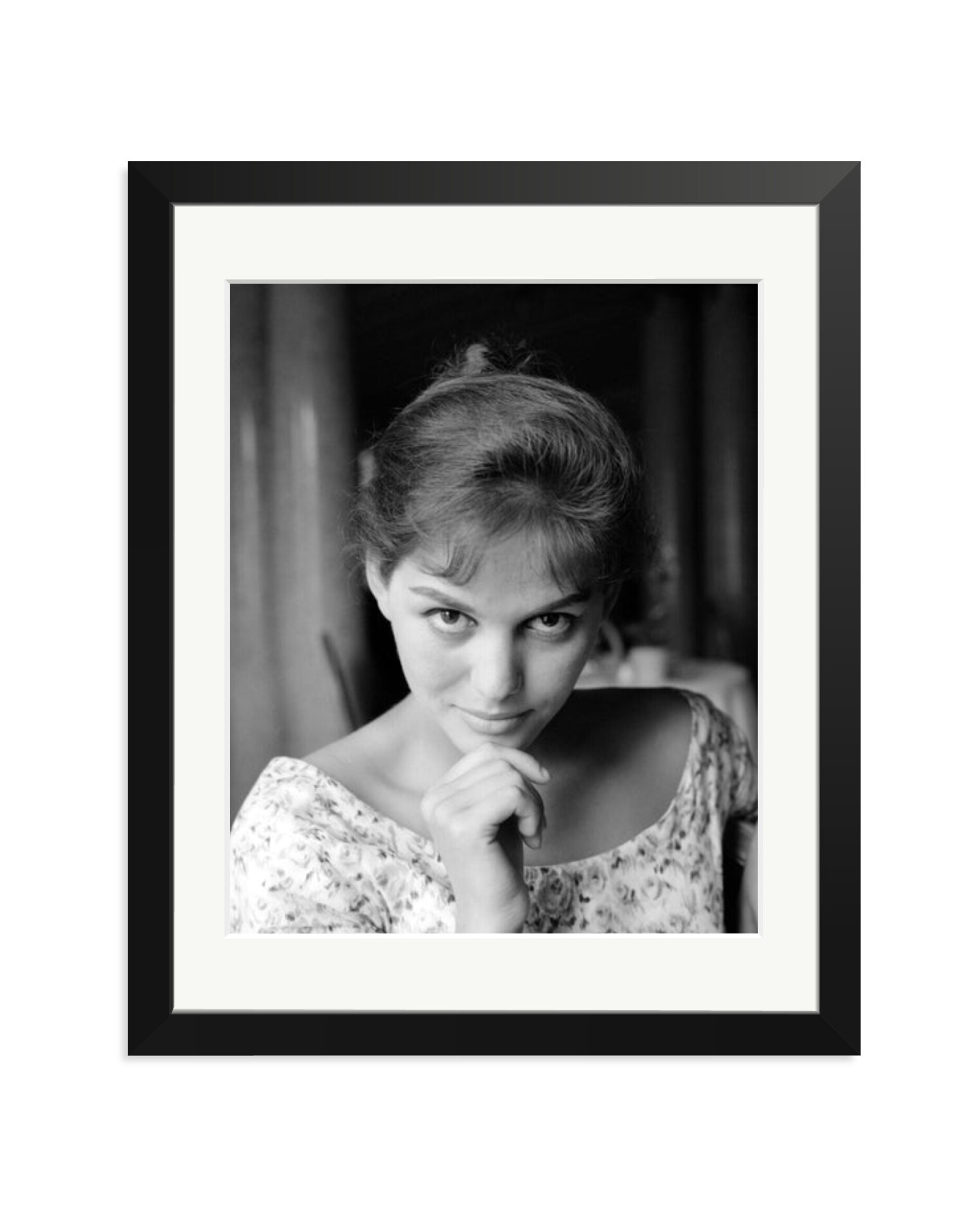 Claudia Cardinale in 1958 Black / Medium