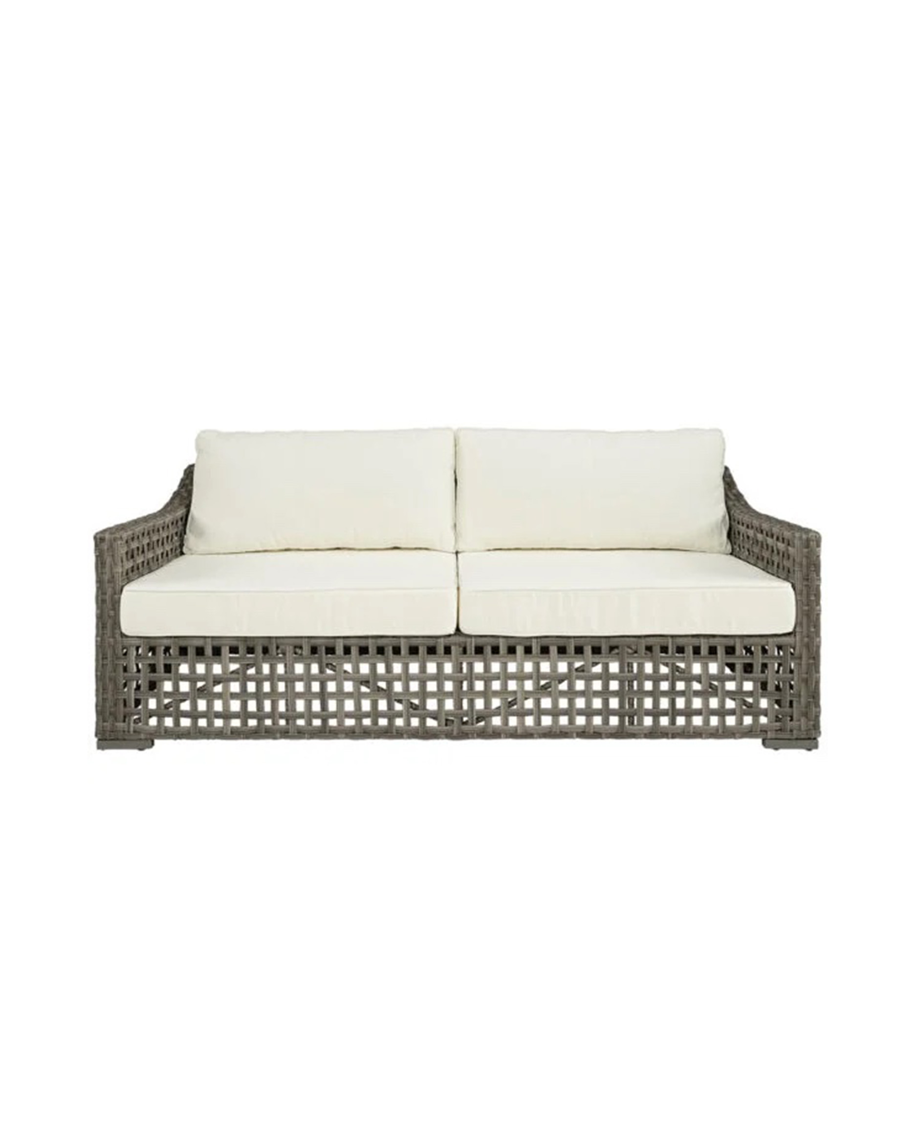 San Remo Sofa grau 3-Sitzer