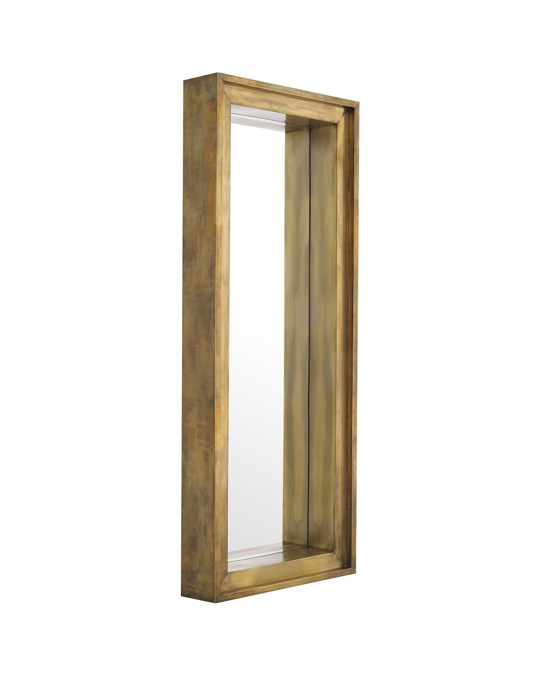 Magenta spegel mässing