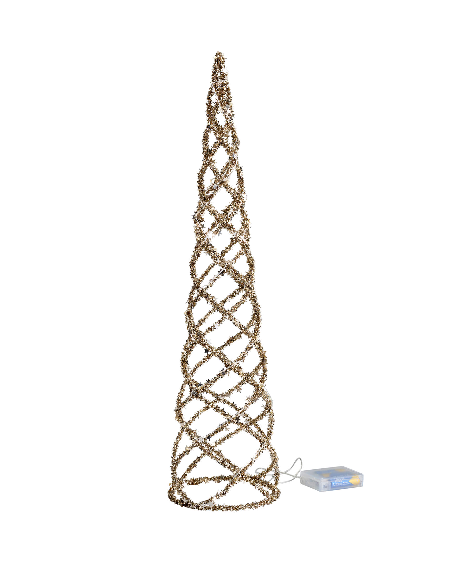 Agaton Tanne Weihnachtsdekoration Champagner L