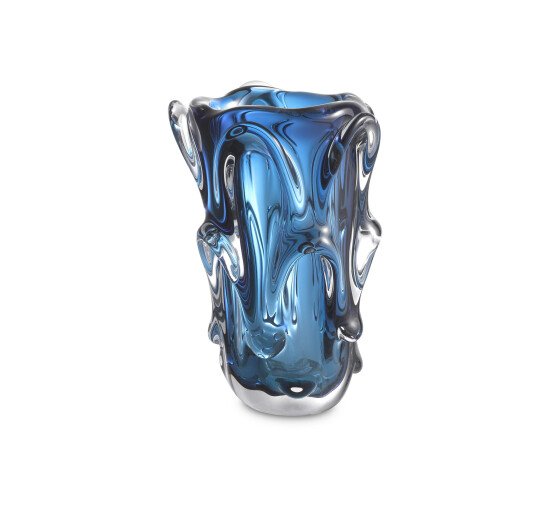 Blauw - Aila Vase Blue