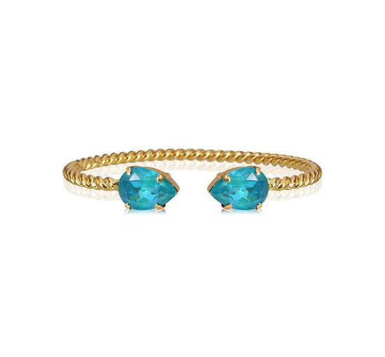 null - Mini Drop armbånd crystal rhodium