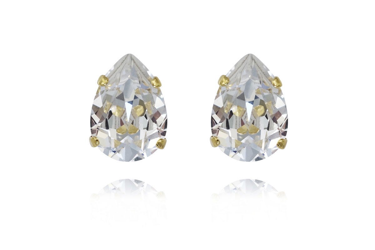 Mini Drop Stud örhängen crystal