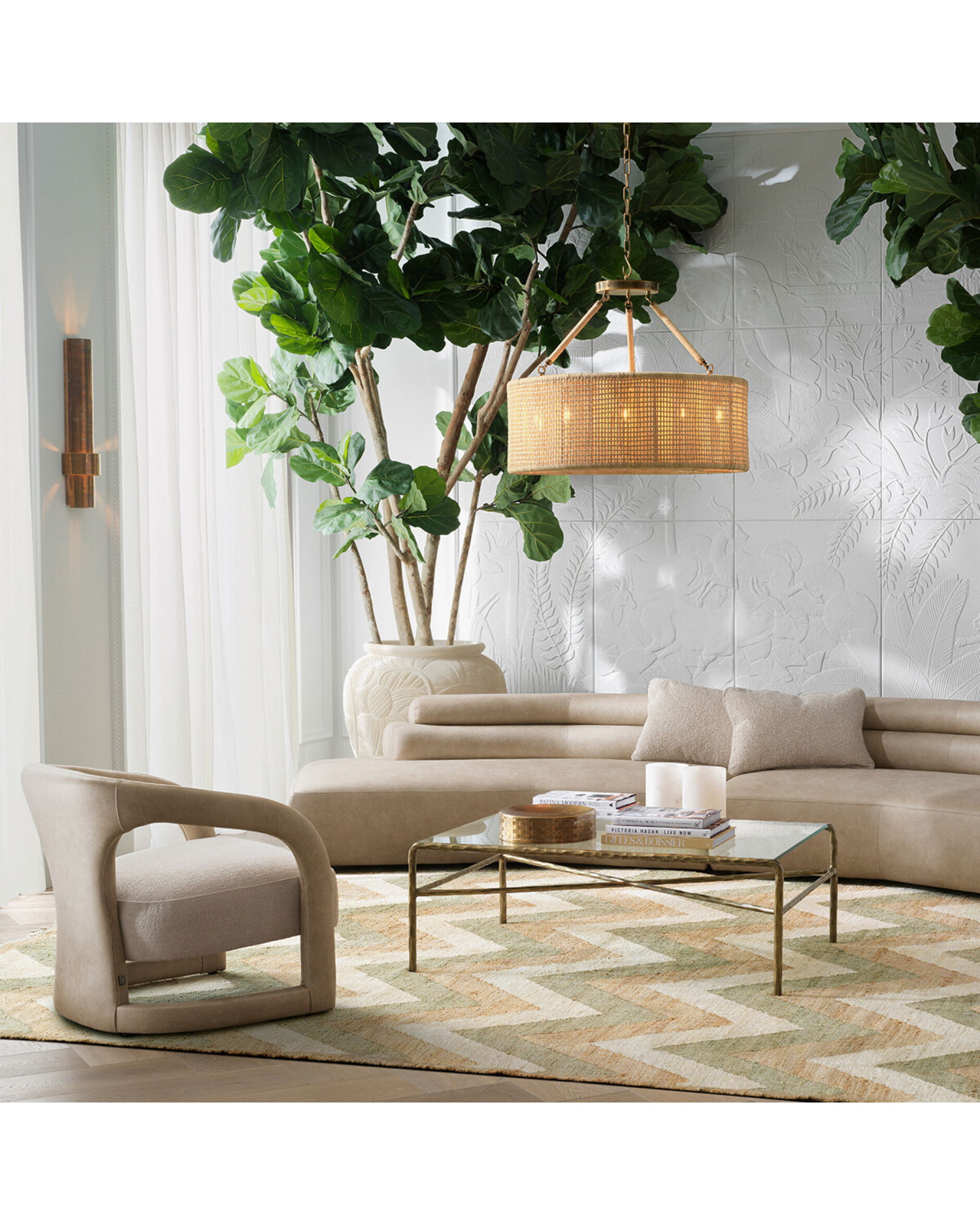 Voletta nojatuoli Renato ecru