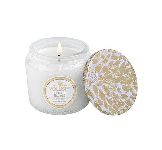 Suede Blanc - Crisp Champagne Scented Candle Petite Jar