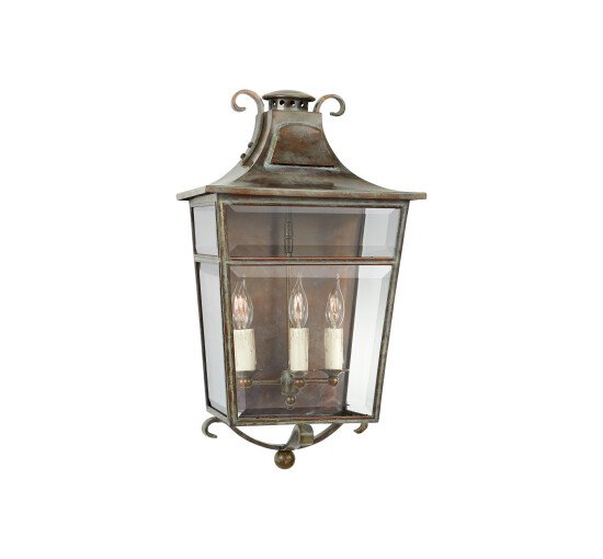 Weathered Verdigris - Carrington Sconce French Rust