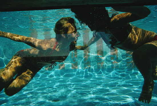 Swimmers at Las Brisas