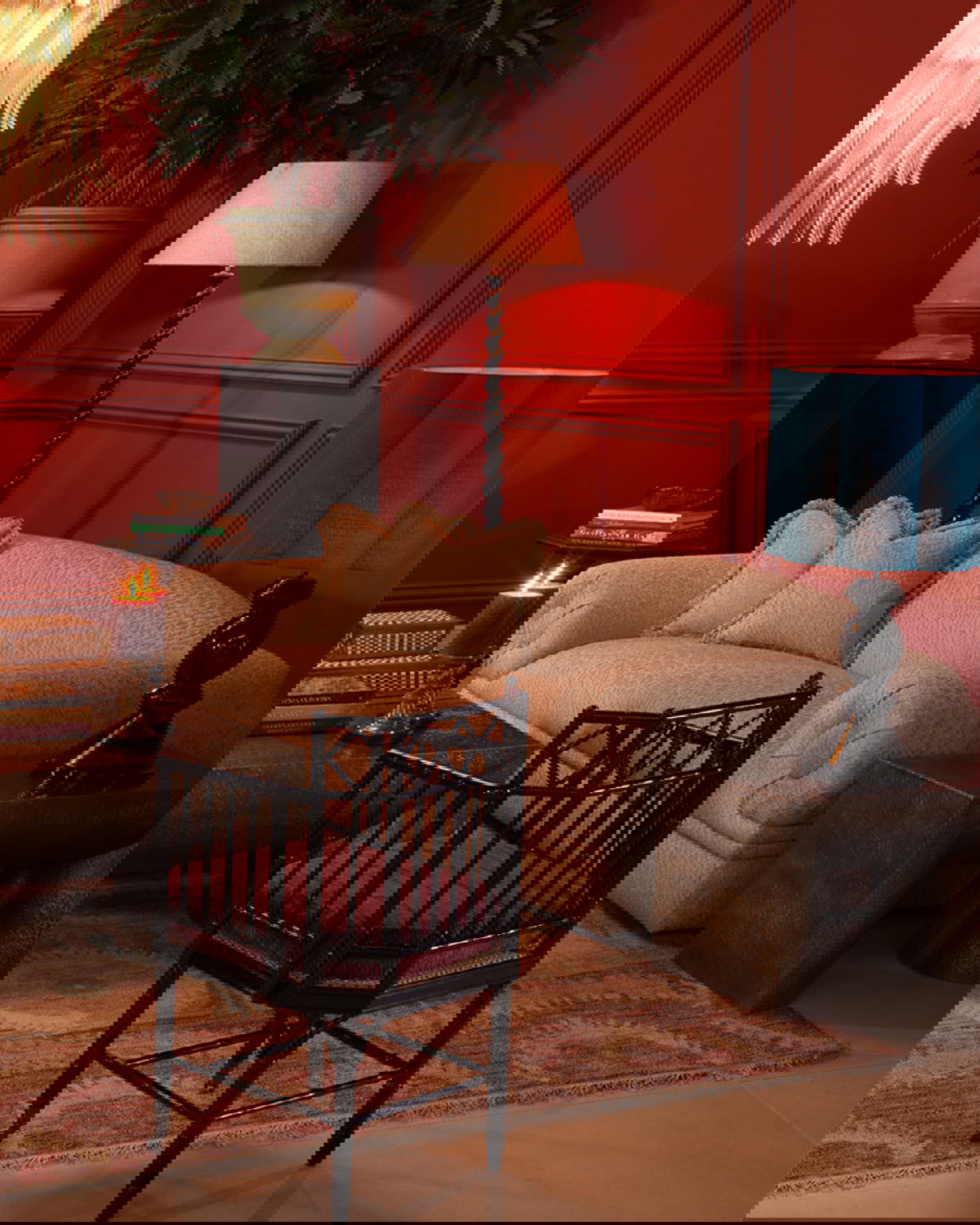 Drayton bijzettafel messing