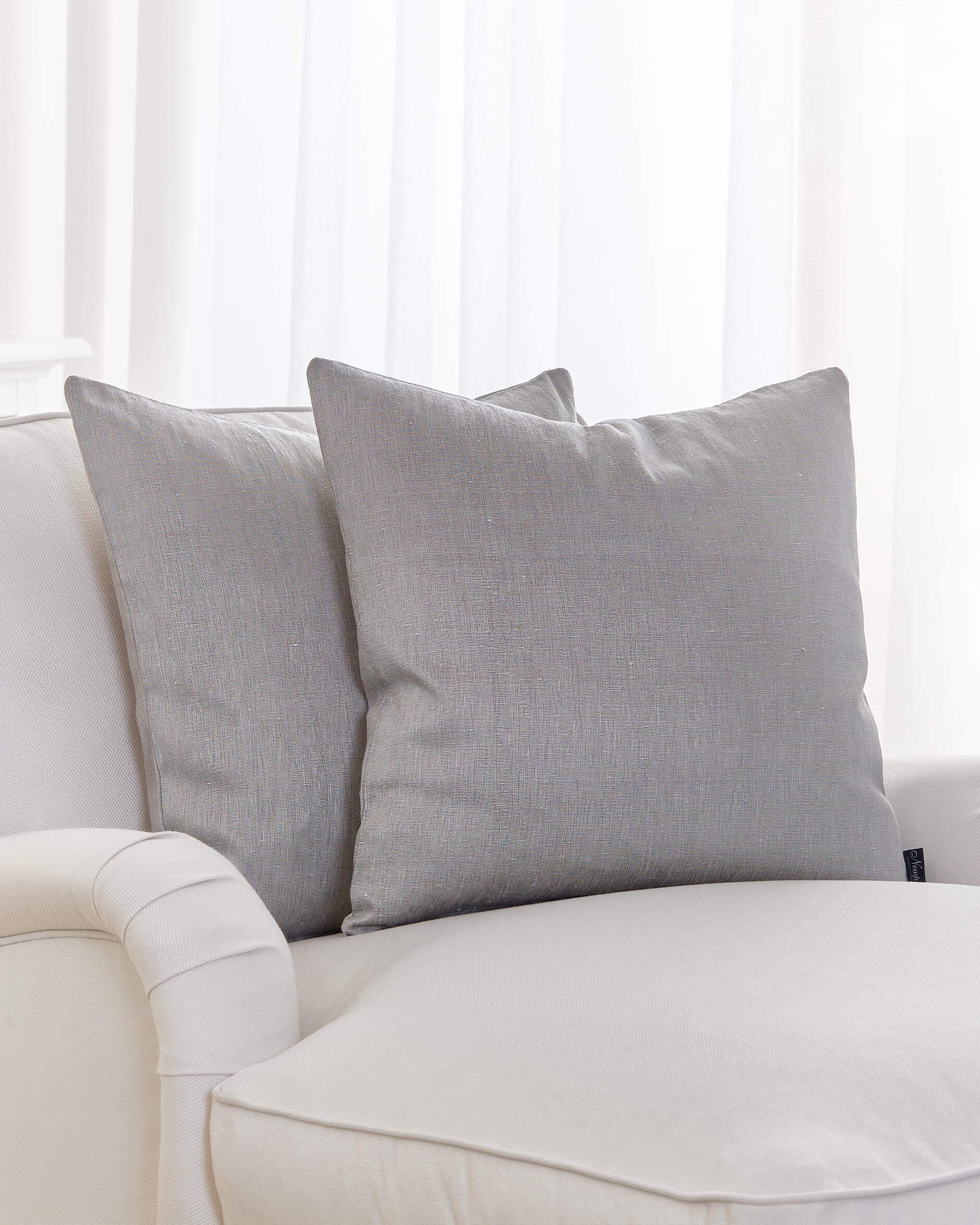 Kendari kuddfodral silvergrå