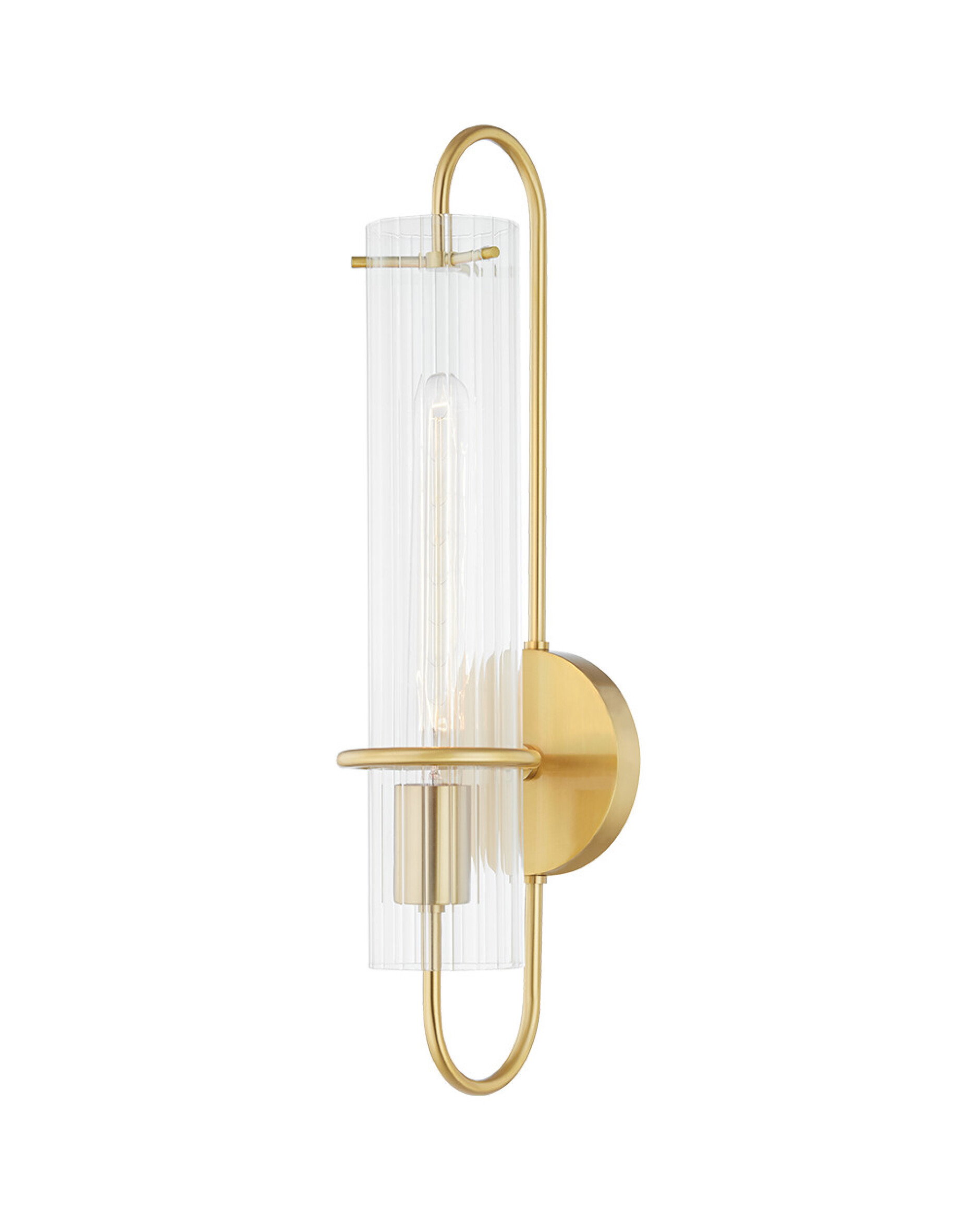Beck vegglampe antikk messing