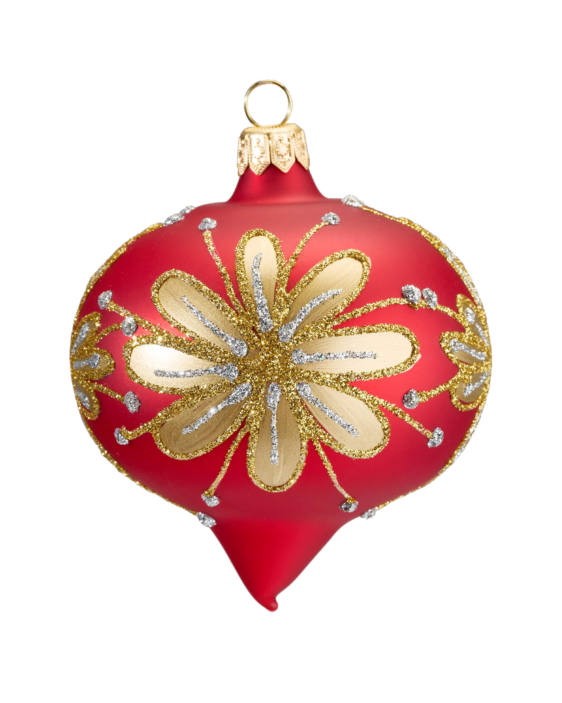 Lux Floral joulupallo, punainen