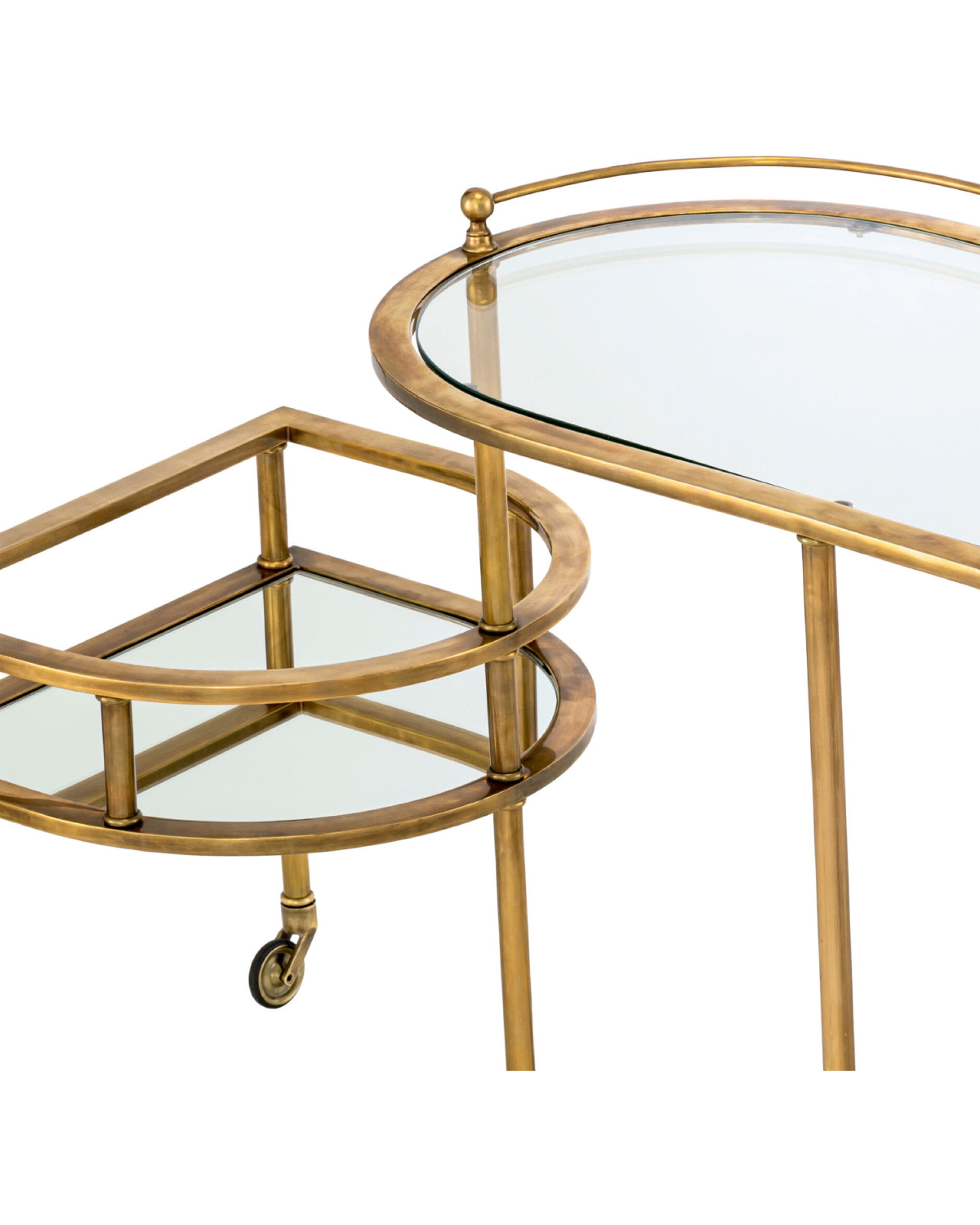 Lavalle drinkvagn antik mässing