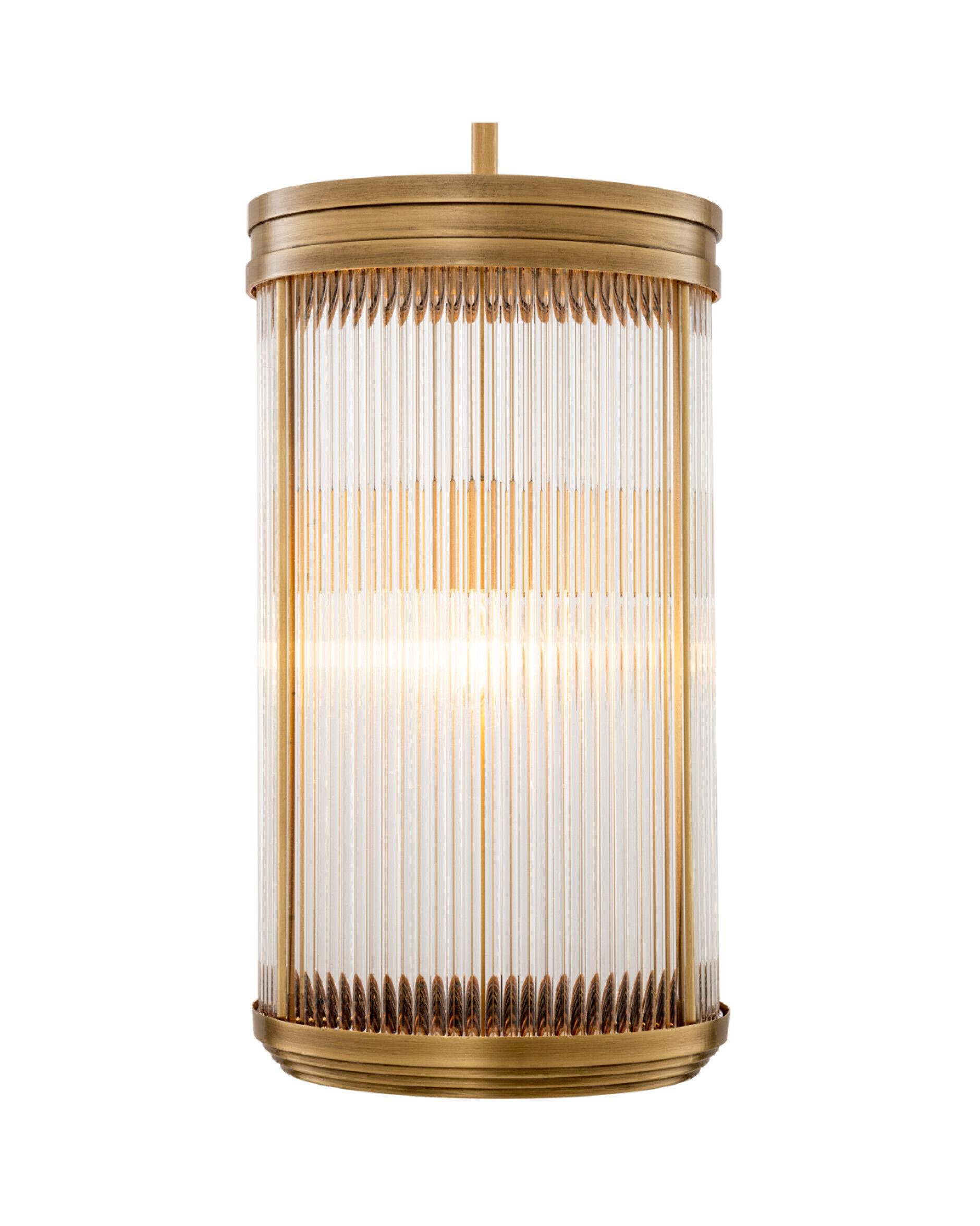 Rousseau Pendant Antique Brass