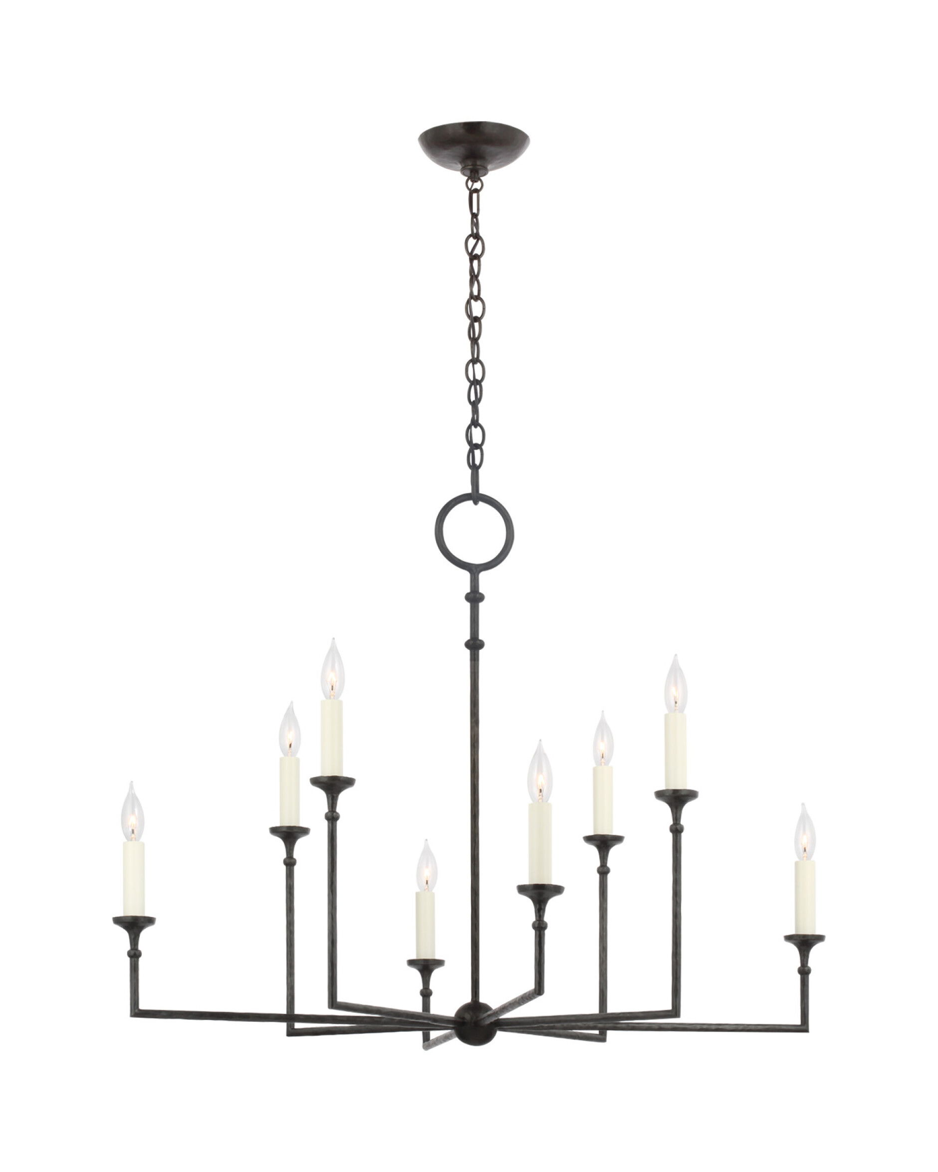 Rowen X- 8-Light Chandelier Black Large