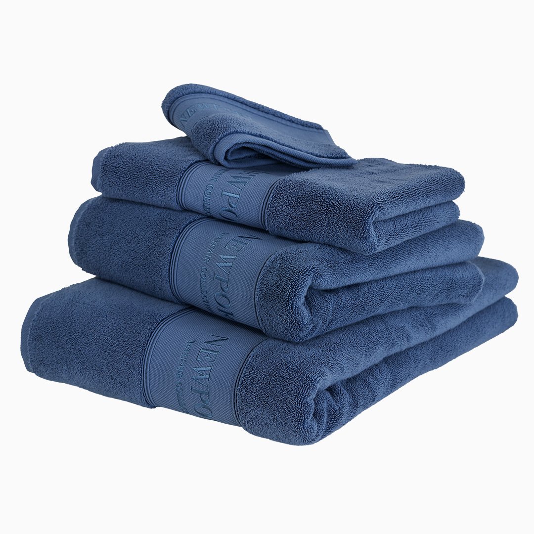 Mayfair handdoek blauw