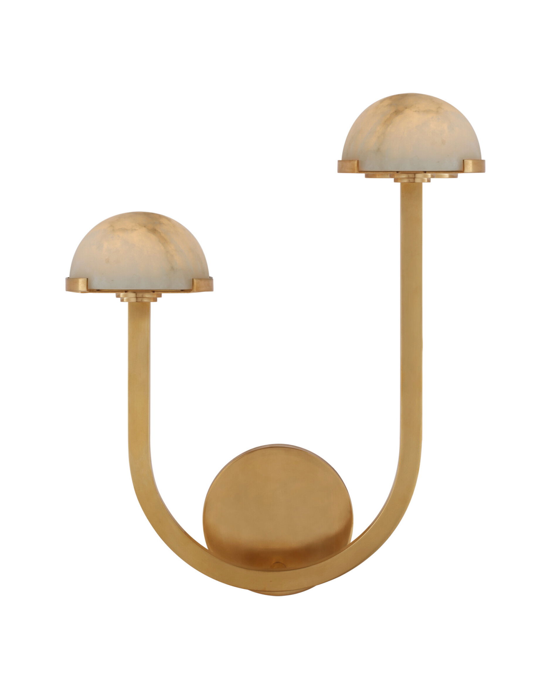 Pedra 15" vägglampa vänster antik mässing