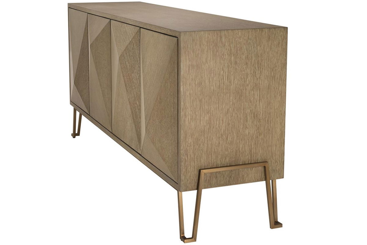 Highland mediabänk washed oak