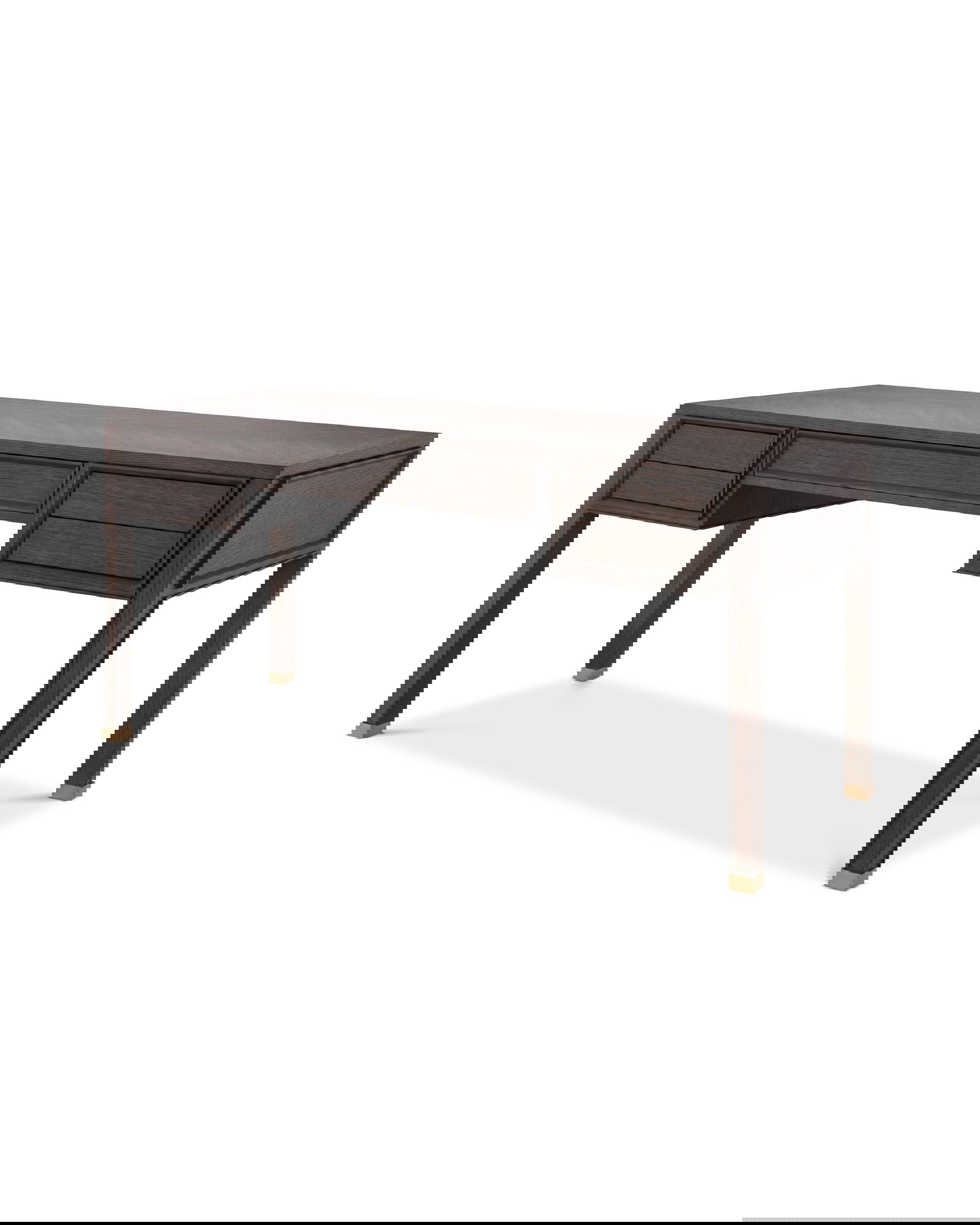 Melchior skrivbord brun OUTLET