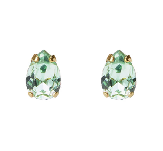 Chrysolite - Petite Drop Stud örhängen crystal